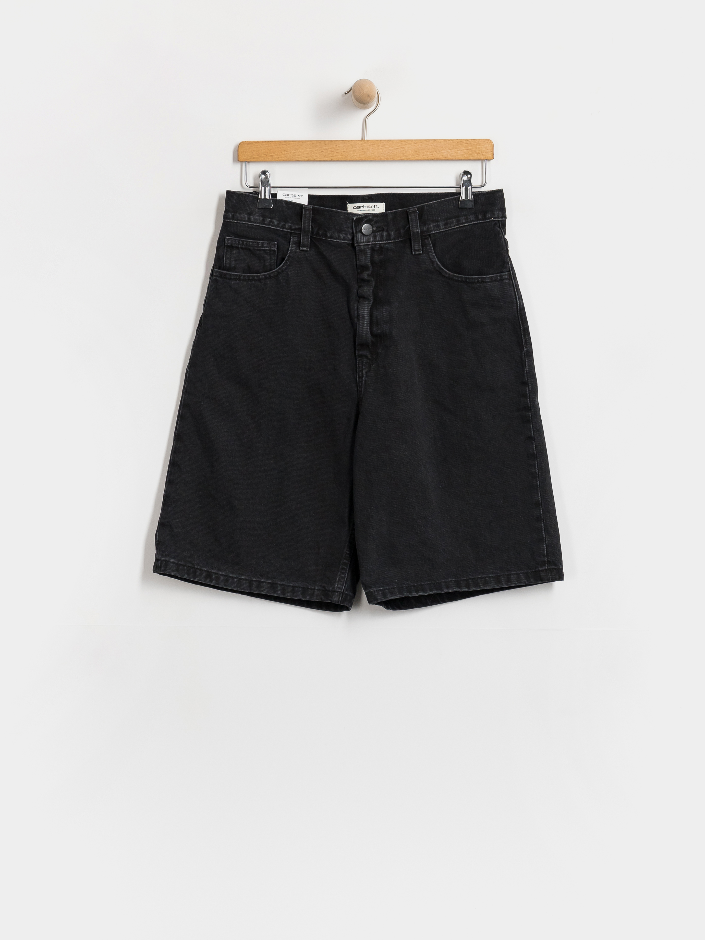 Szorty Carhartt WIP Brandon Wmn (black stone washed)