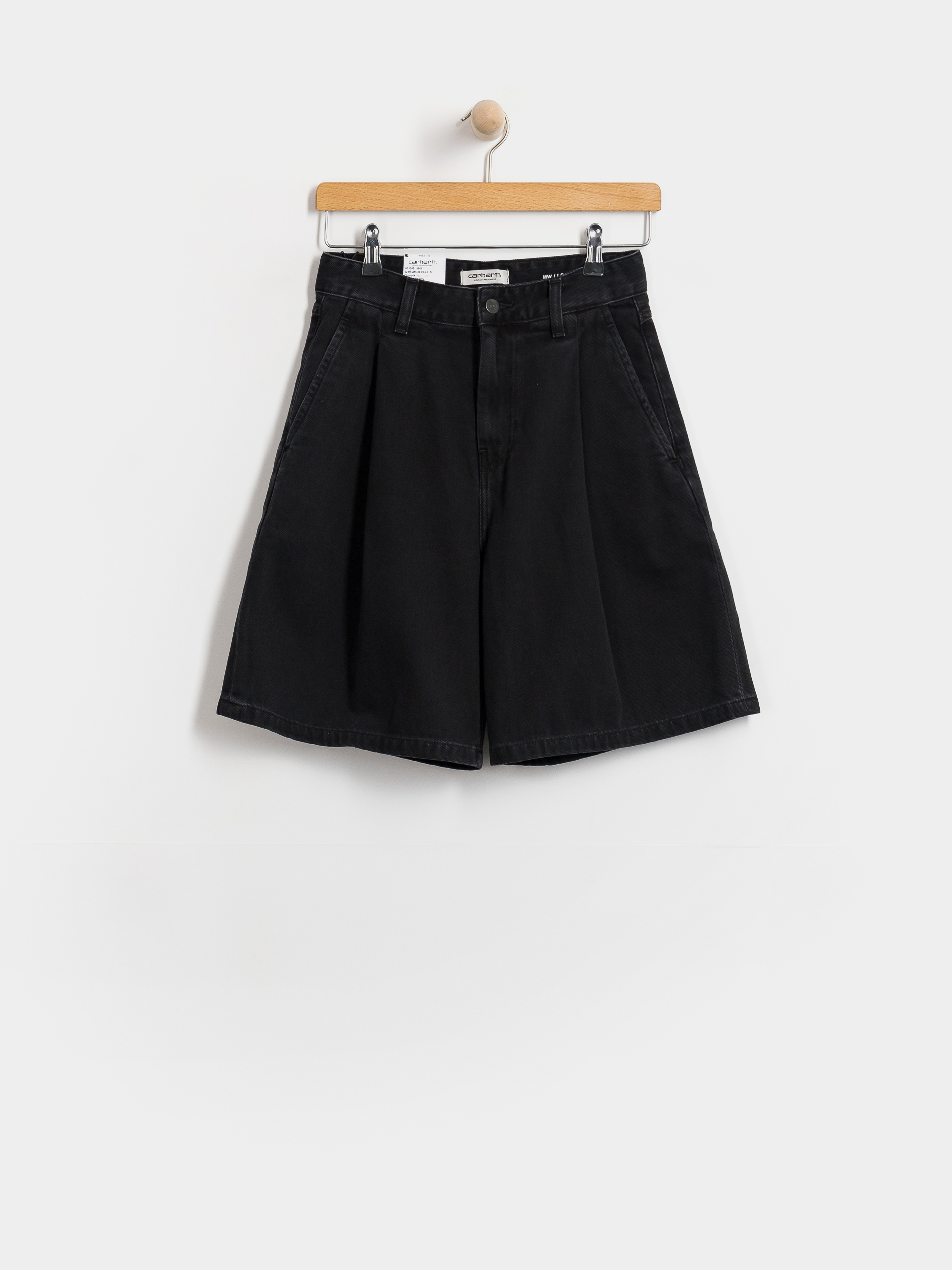 Szorty Carhartt WIP Alta Wmn (black stone washed)