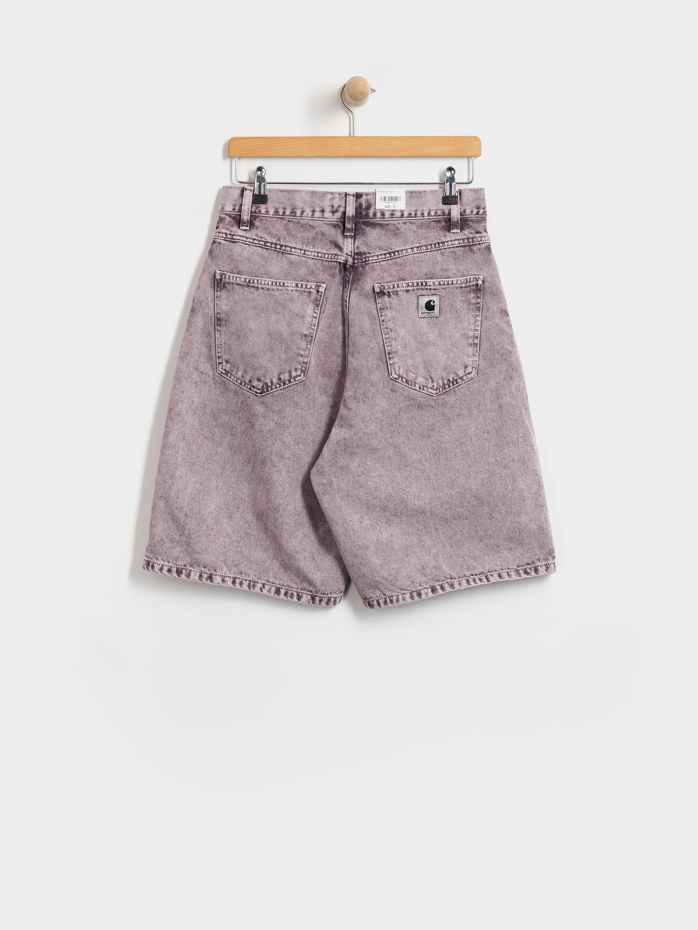 Szorty Carhartt WIP Brandon Wmn (cozy purple chalk wash)