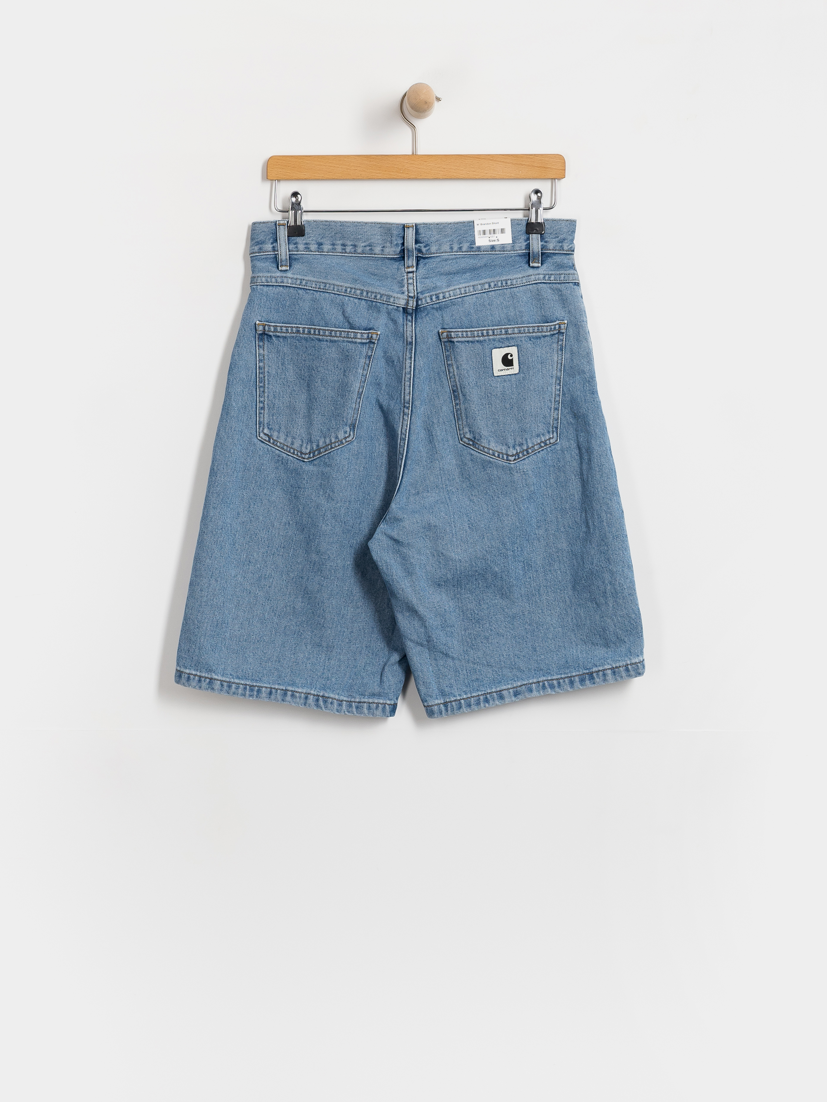 Szorty Carhartt WIP Brandon Wmn (blue stone bleached)
