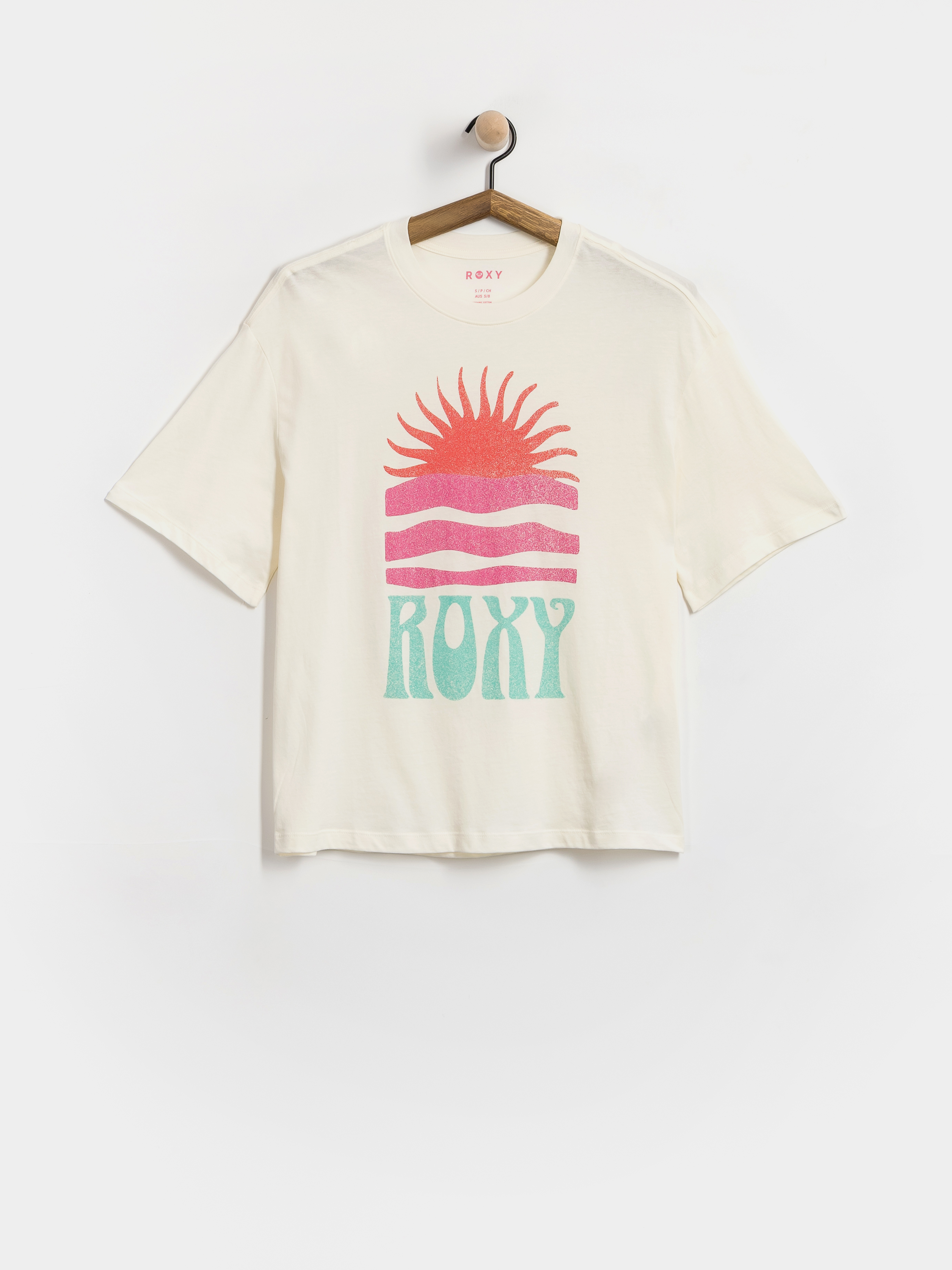 T-shirt Roxy Hangloose Poster Wmn (coconut milk)