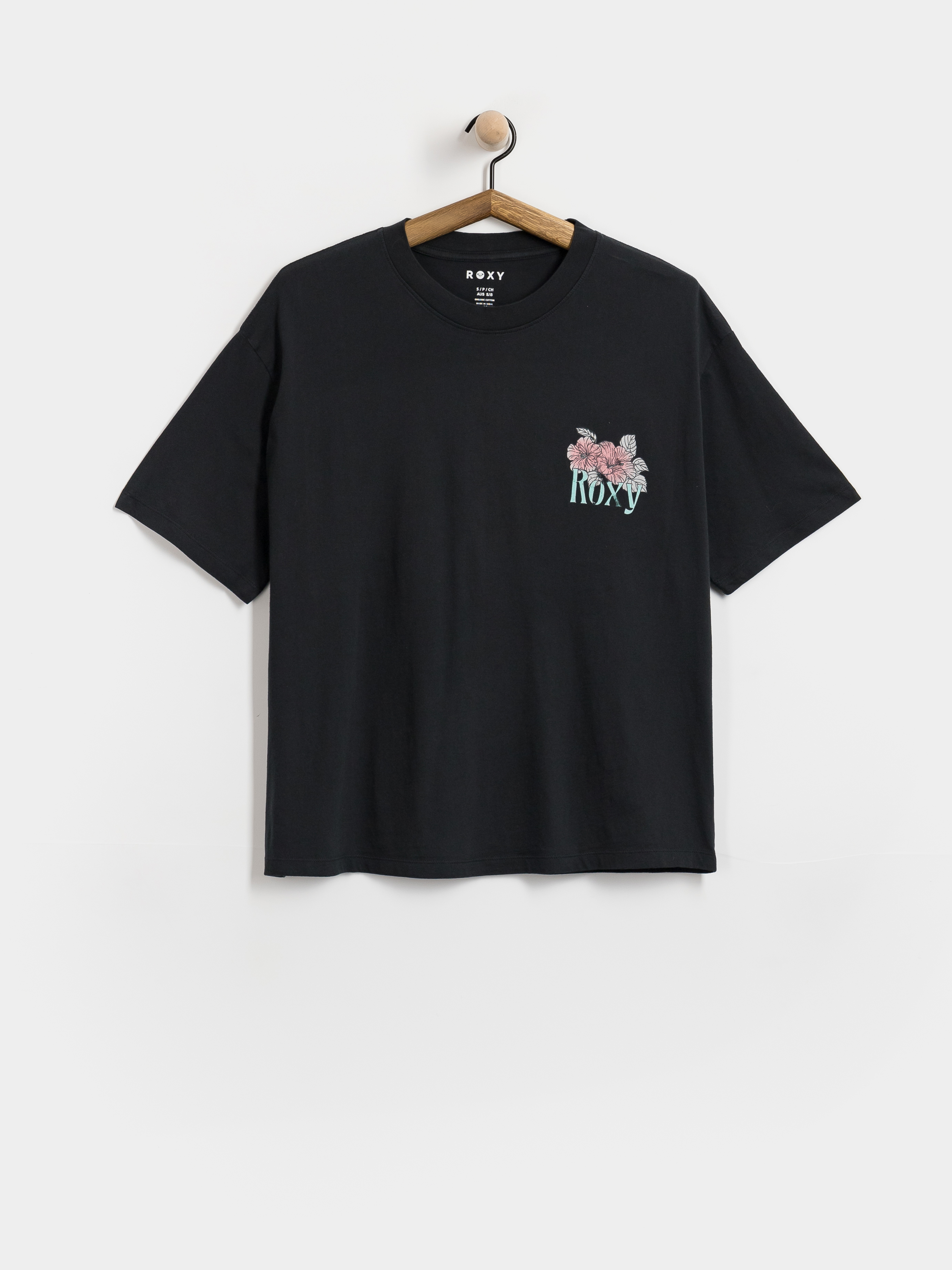 T-shirt Roxy Talloversize Washed Wmn (anthracite)