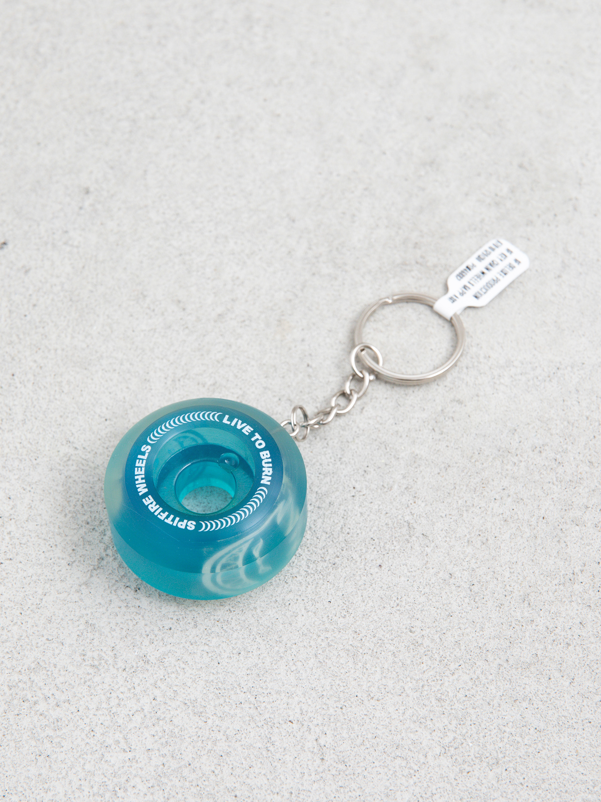 Breloczek Spitfire Wheel Keychain (transparent teal)