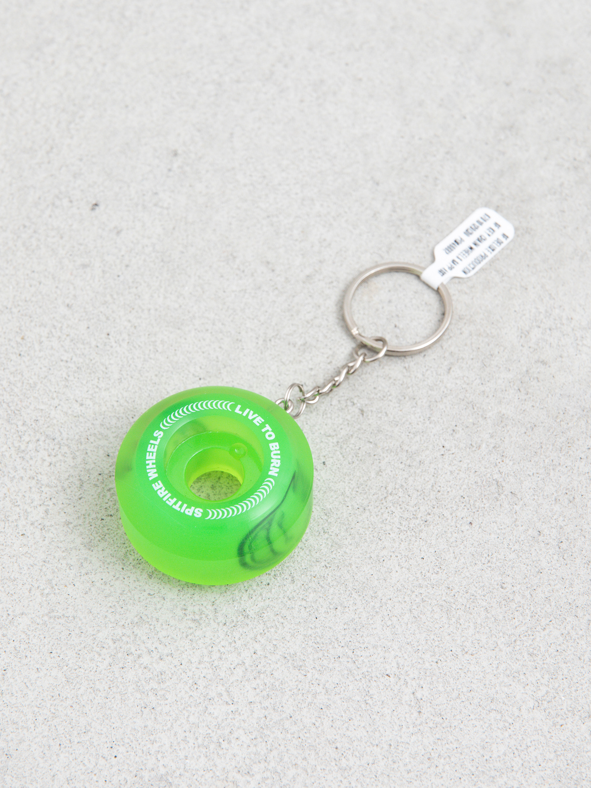Breloczek Spitfire Wheel Keychain (transparent green)