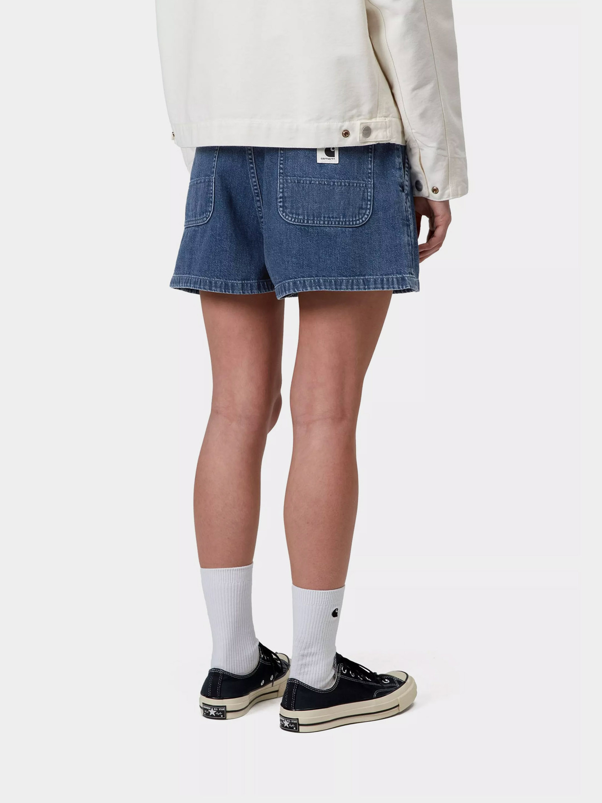 Szorty Carhartt WIP Lova Wmn (blue stone washed)
