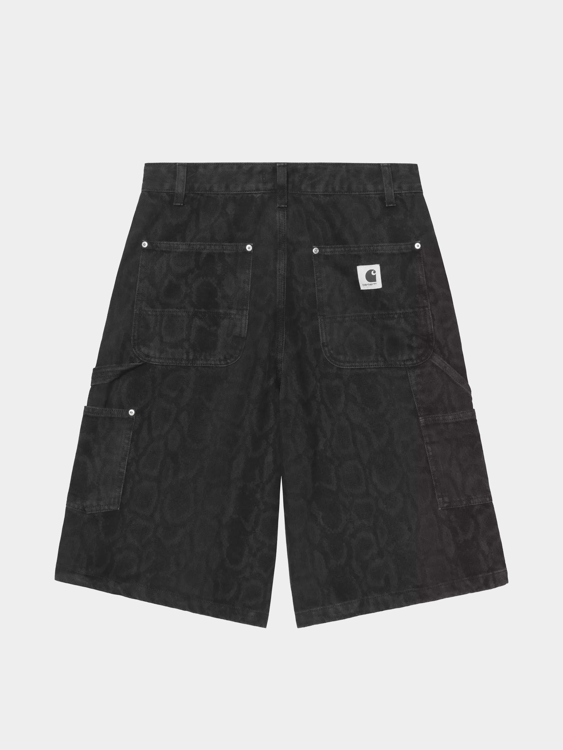 Szorty Carhartt WIP Snake Nixon Double Knee Wmn (snake camo/black)
