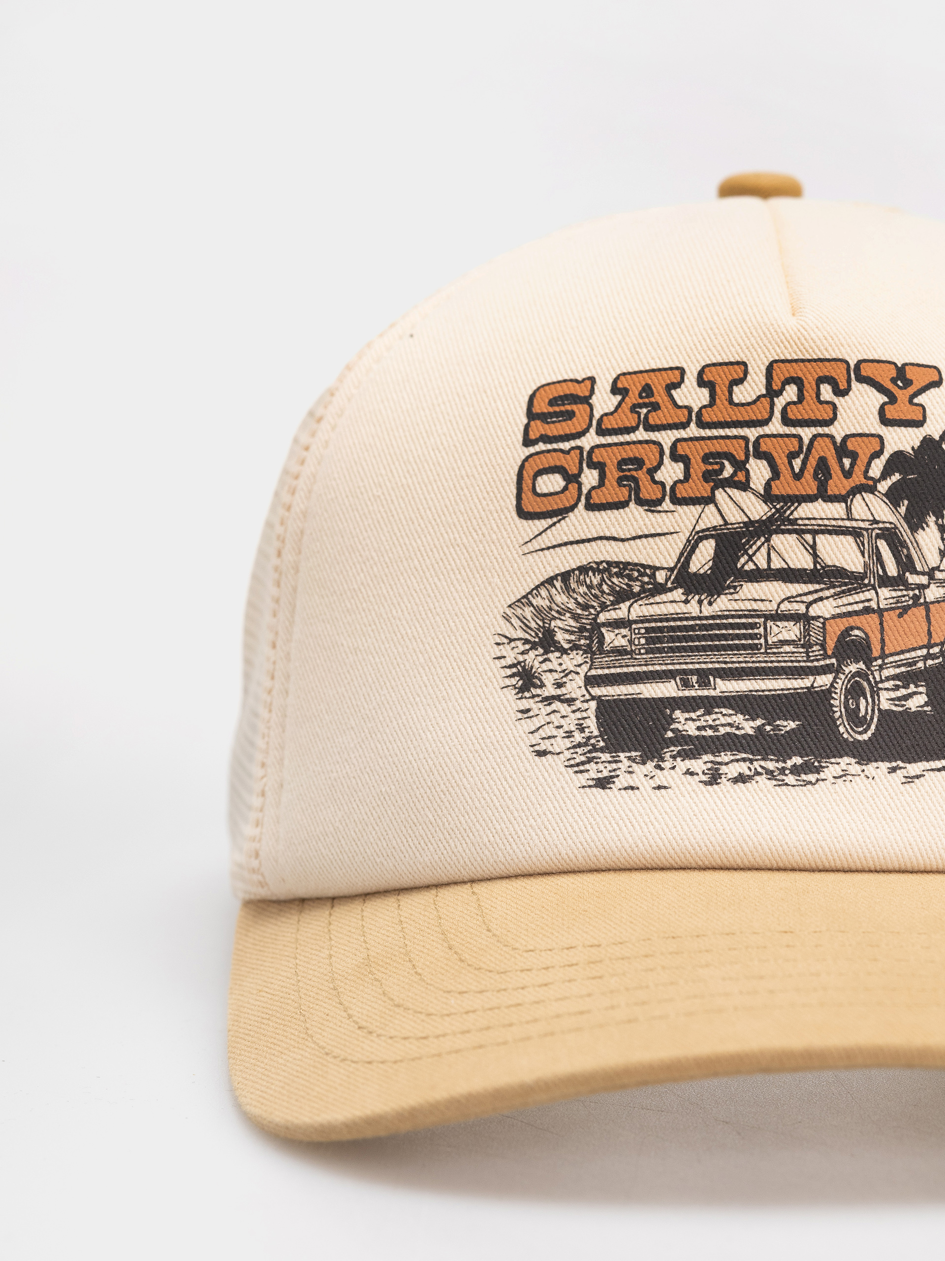 Czapka z daszkiem Salty Crew Good Times Trucker (off white/khaki)