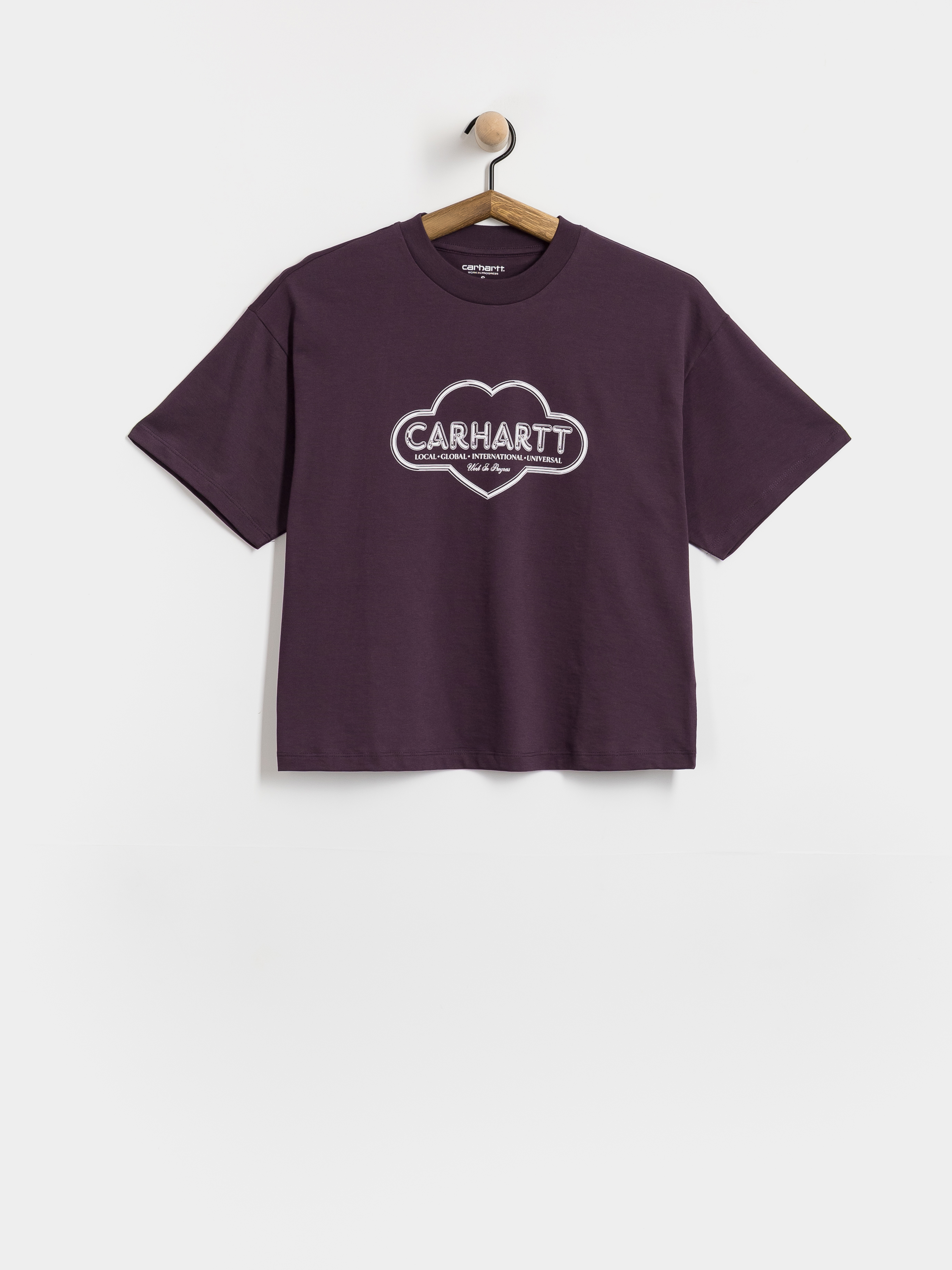 T-shirt Carhartt WIP Cloud Heart Wmn (cozy purple)
