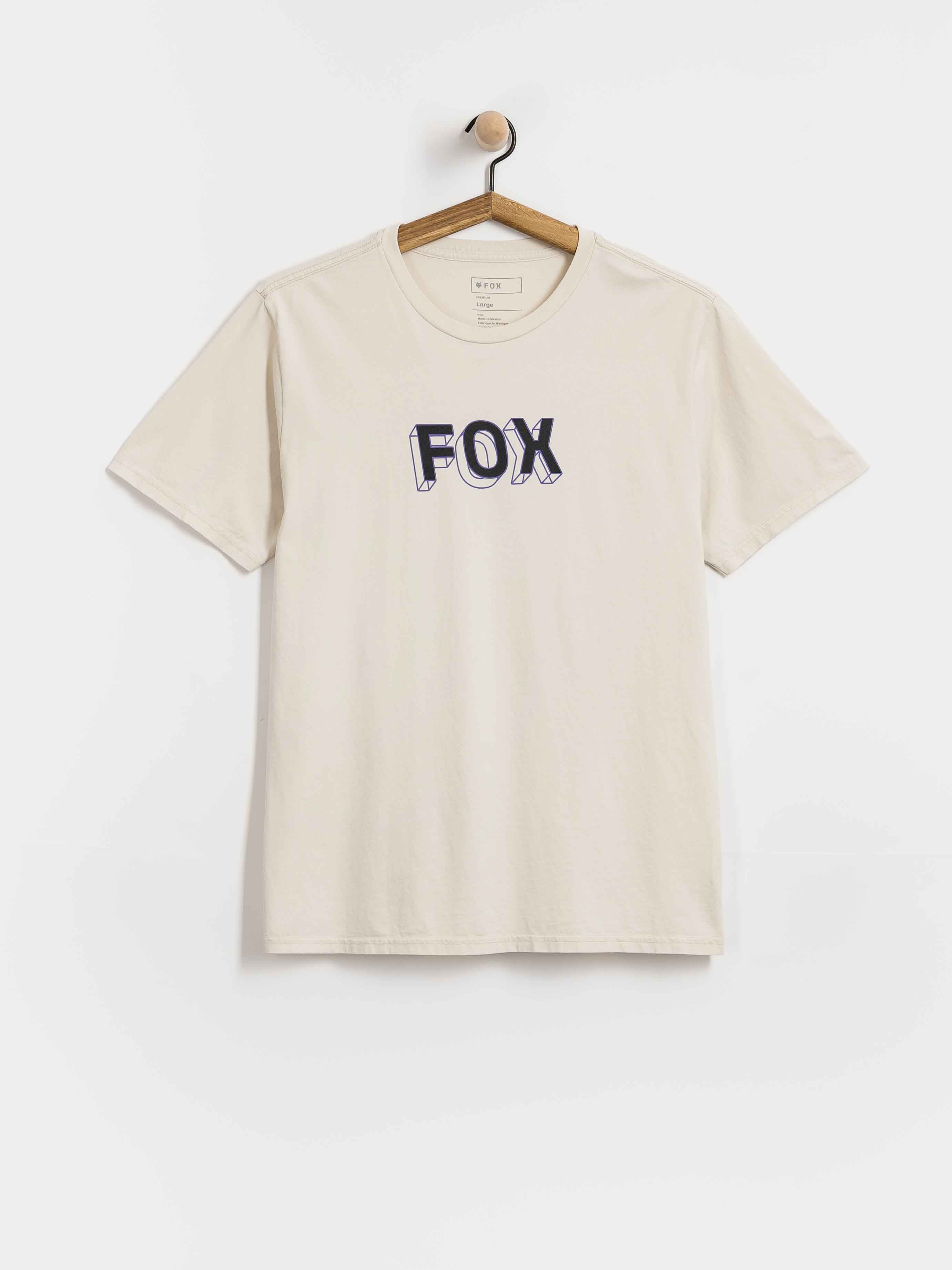 T-shirt Fox Image Print 195 (chalk)