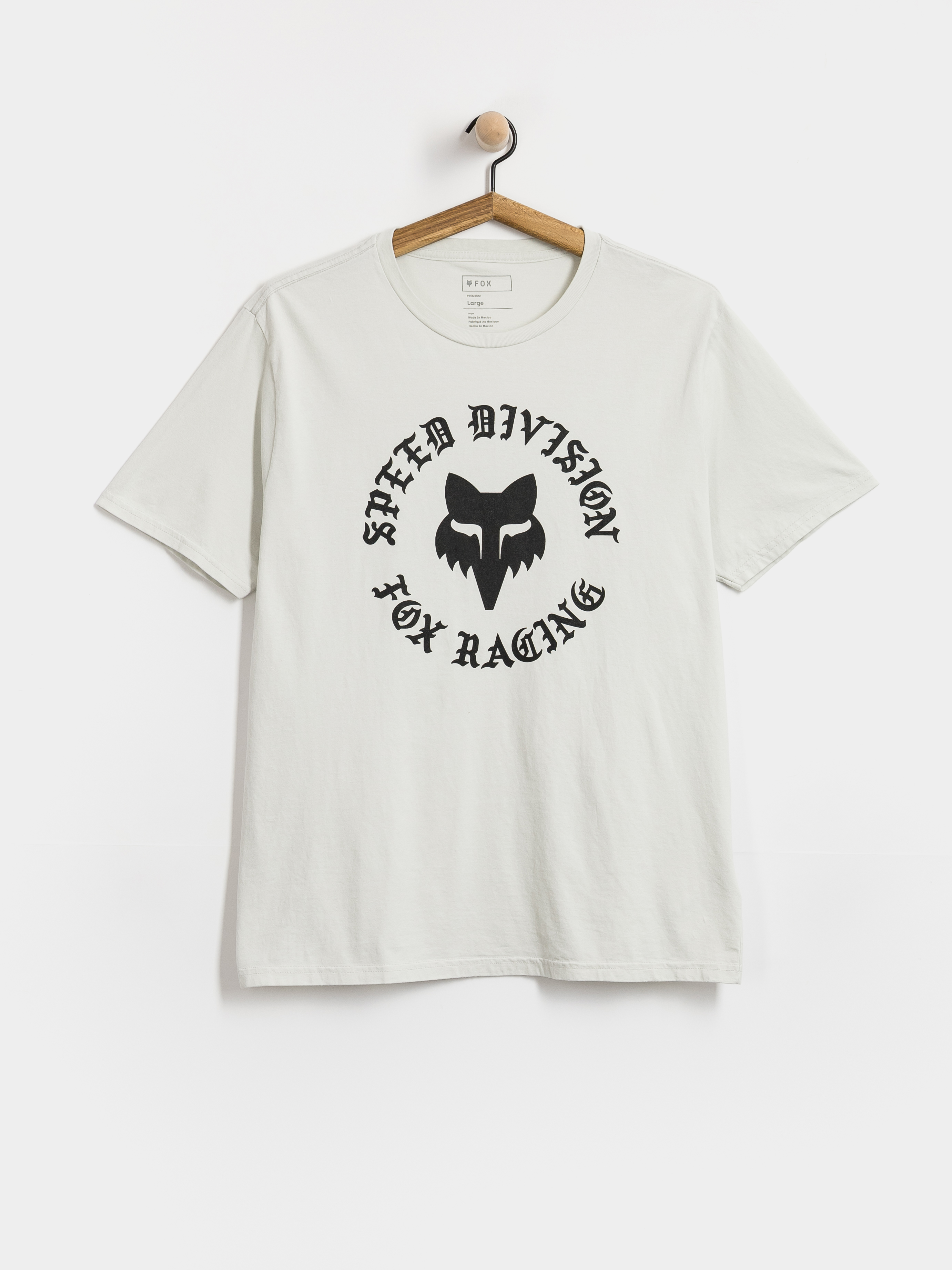 T-shirt Fox Badge 195 (light grey)