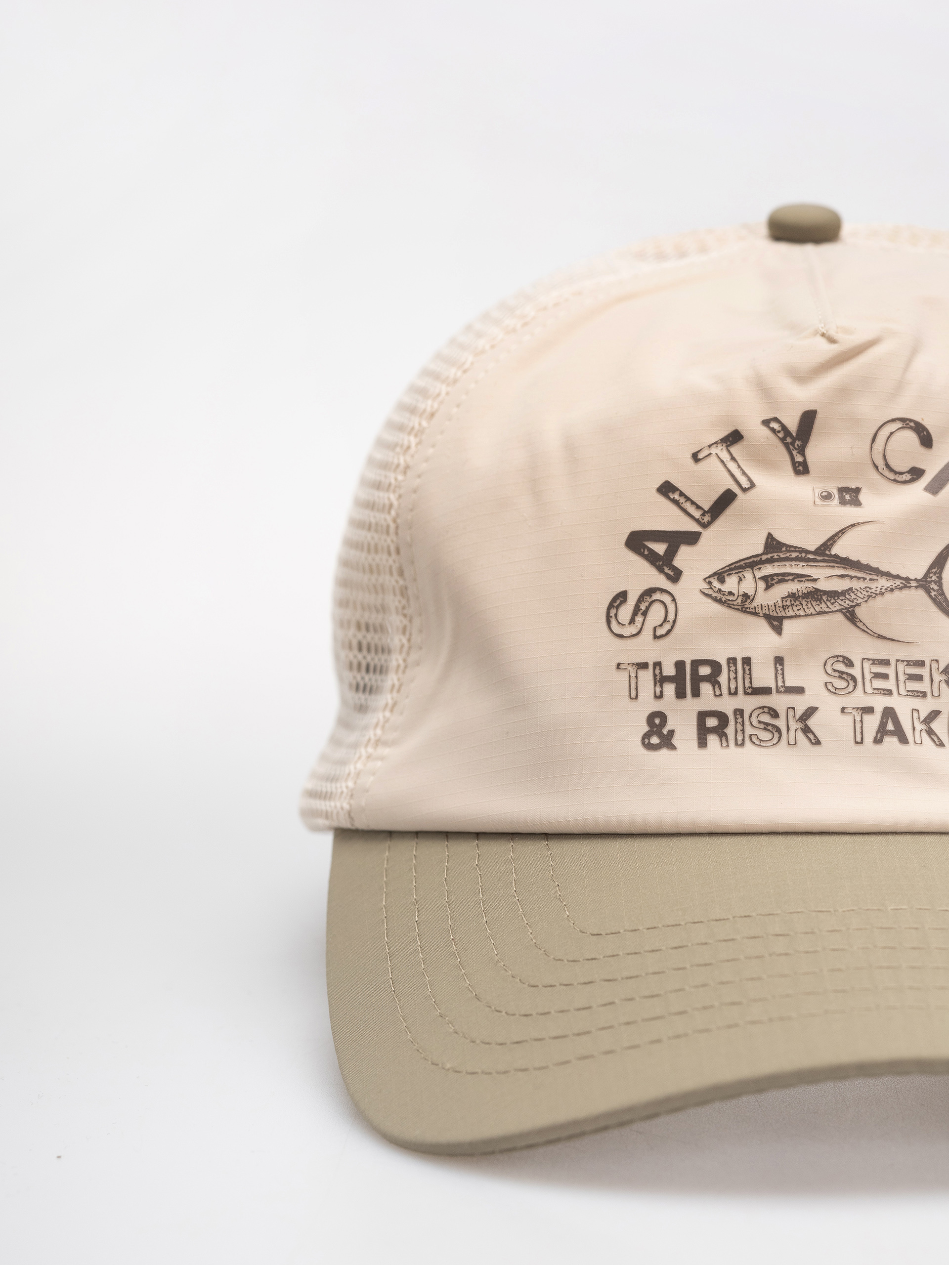 Czapka z daszkiem Salty Crew Stamped Trucker (off white/fern)