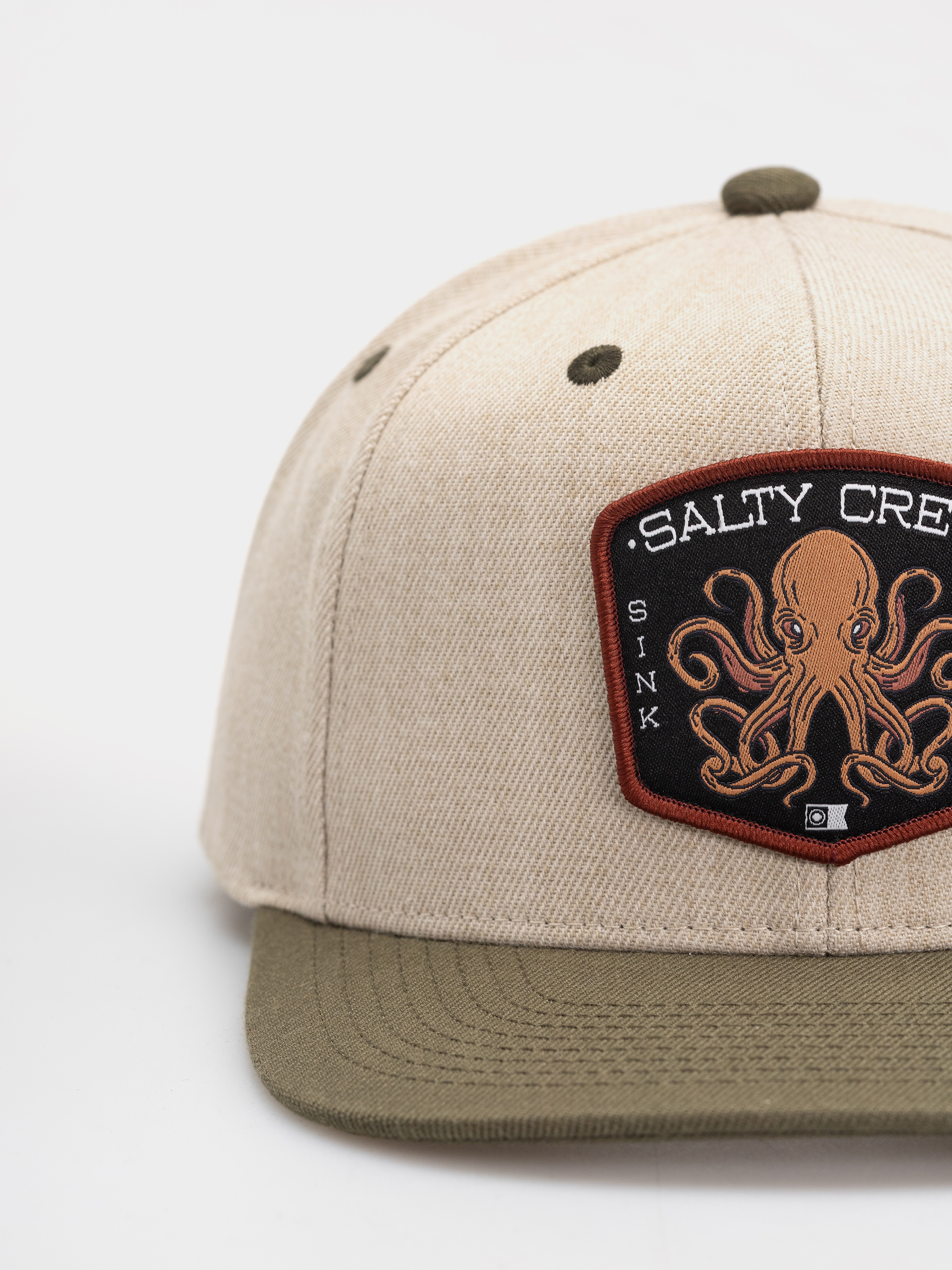 Czapka z daszkiem Salty Crew Tako Club Snapback (natural/olive)