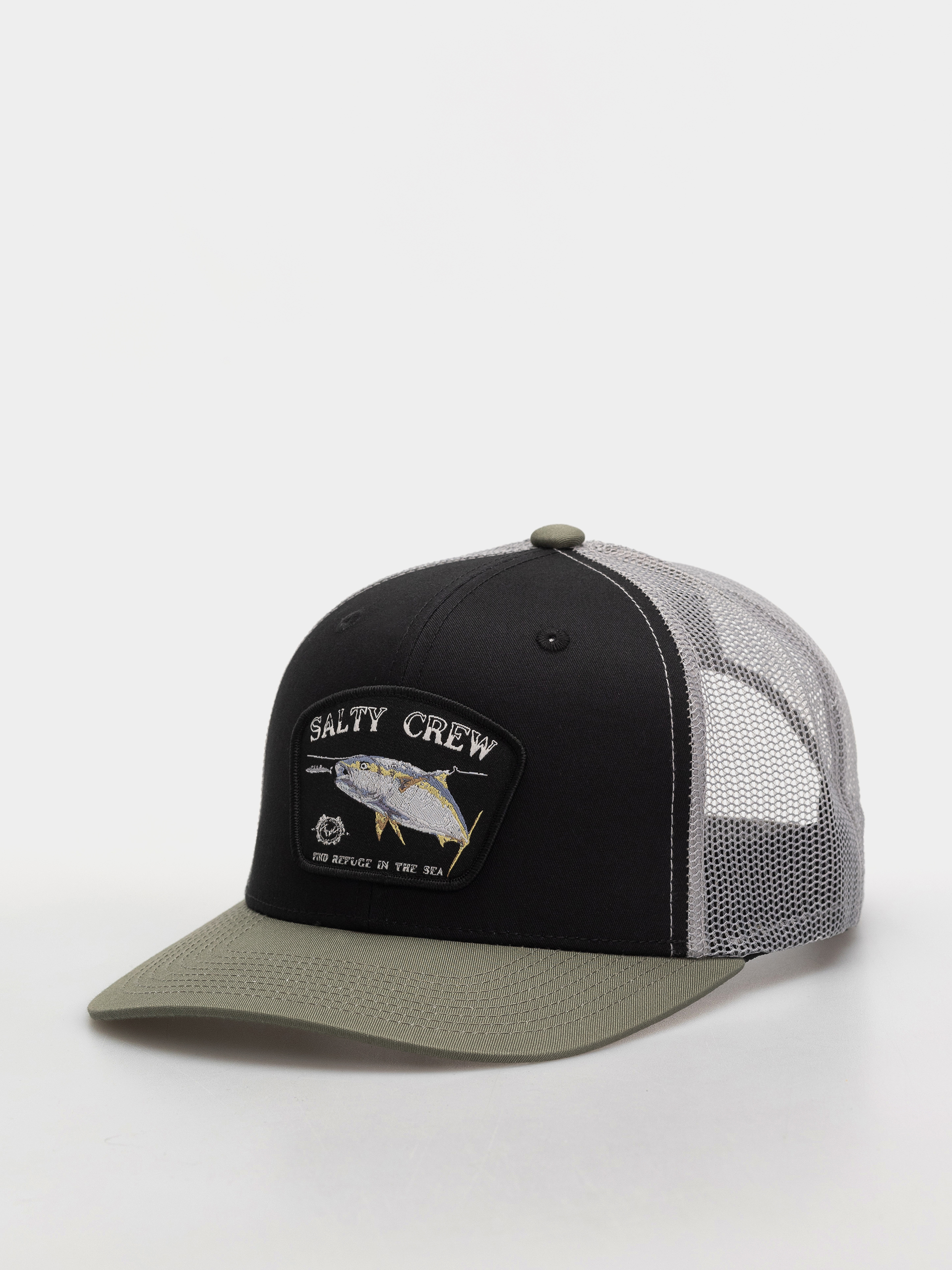 Czapka z daszkiem Salty Crew Surface Retro Trucker (black/olive)