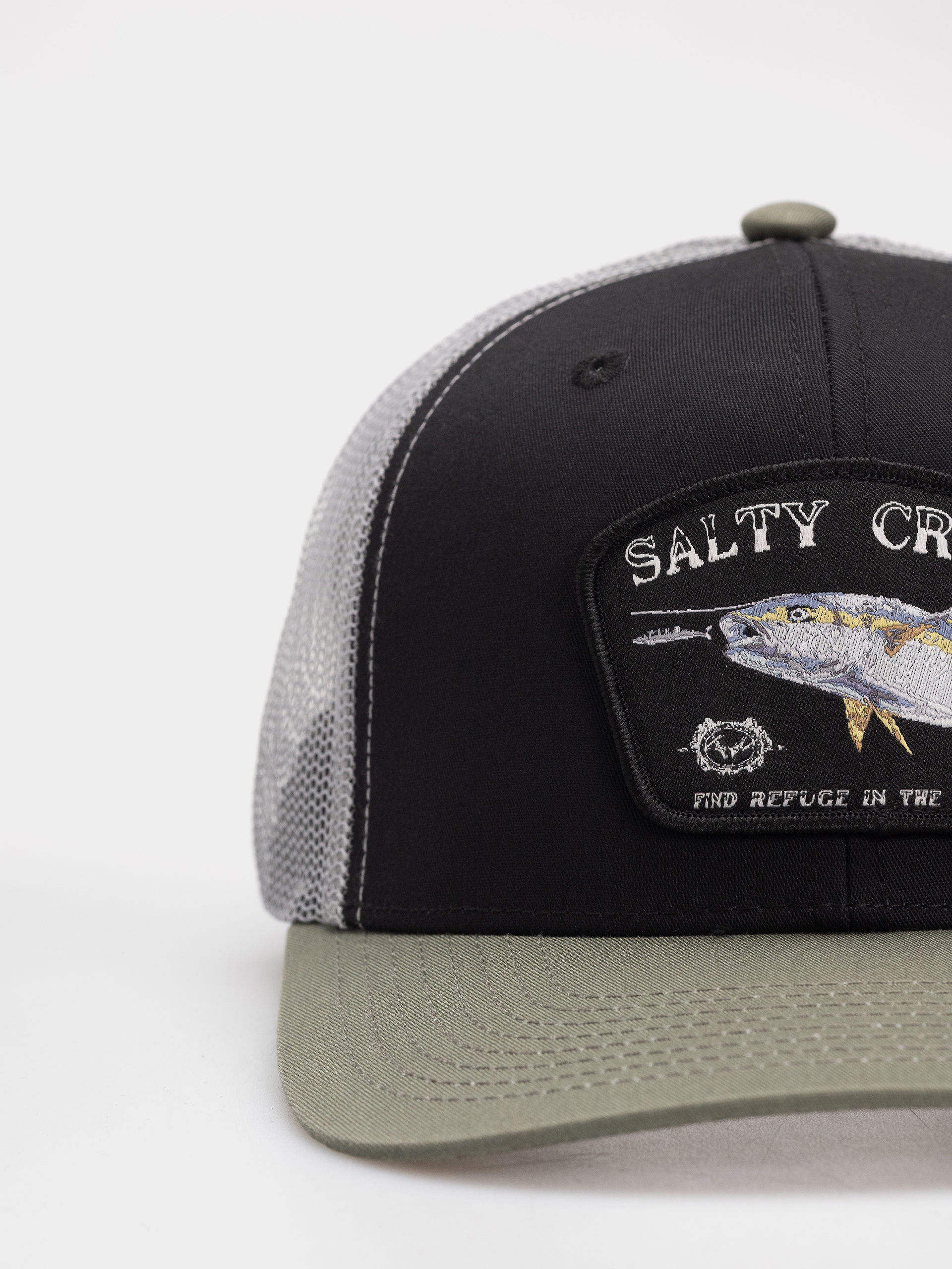 Czapka z daszkiem Salty Crew Surface Retro Trucker (black/olive)