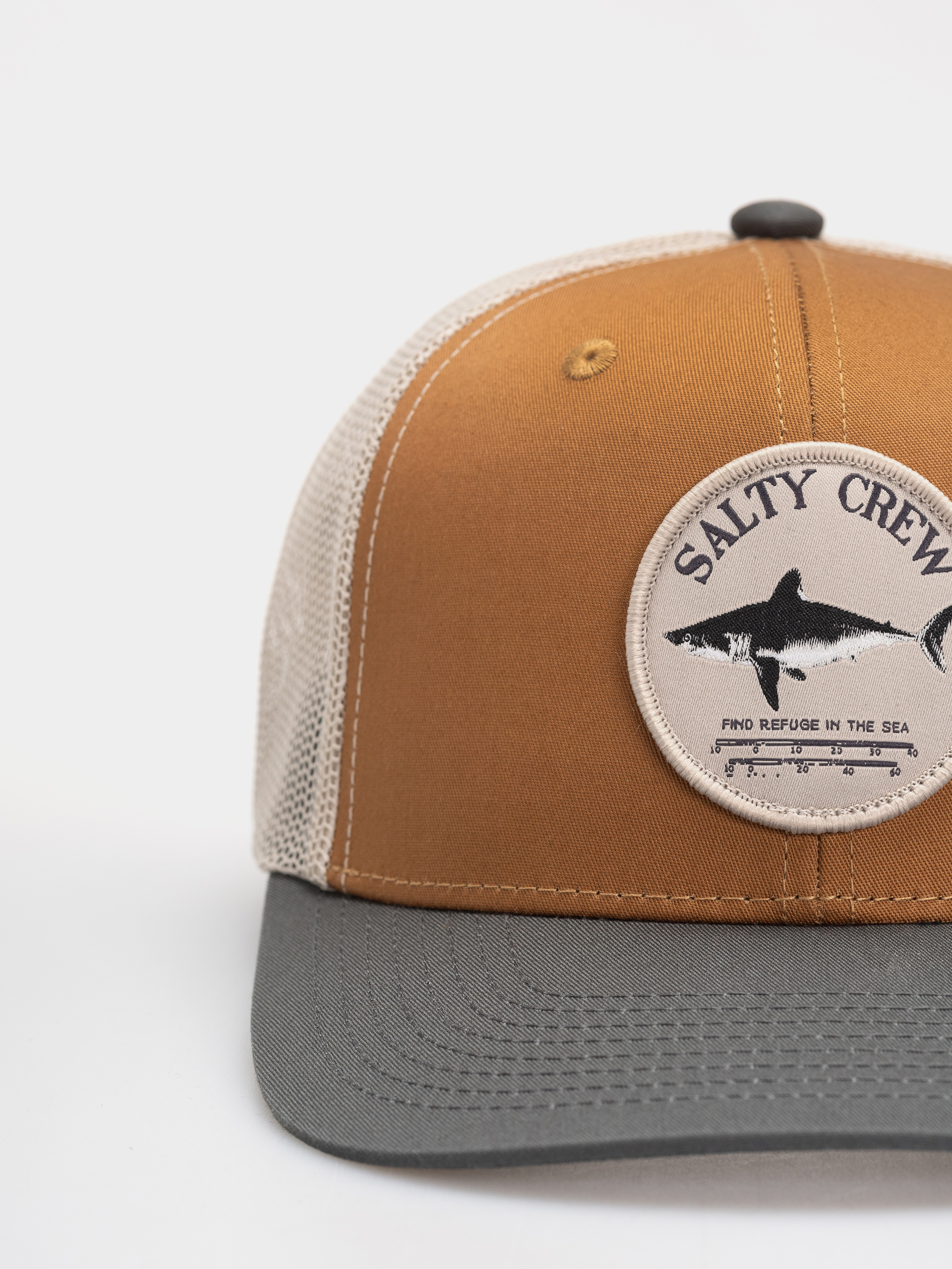 Czapka z daszkiem Salty Crew Bruce Trucker (brown/iron)