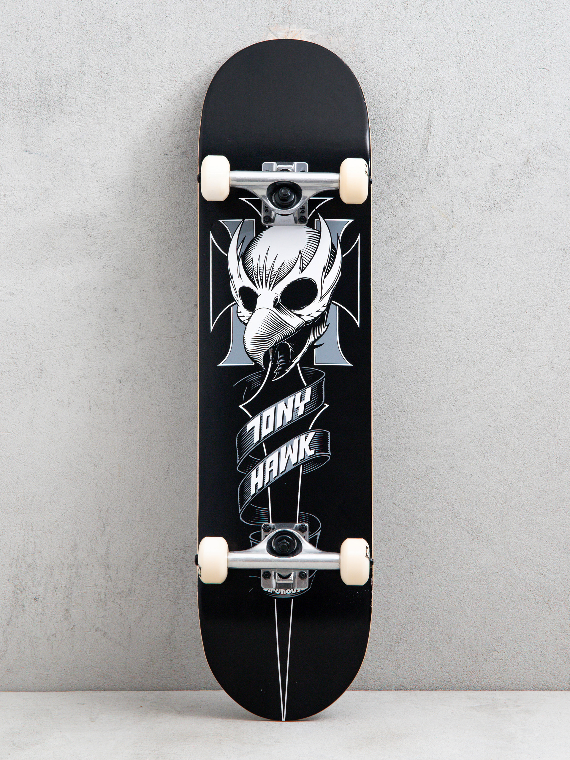 Deskorolka Birdhouse Hawk Crest (black)