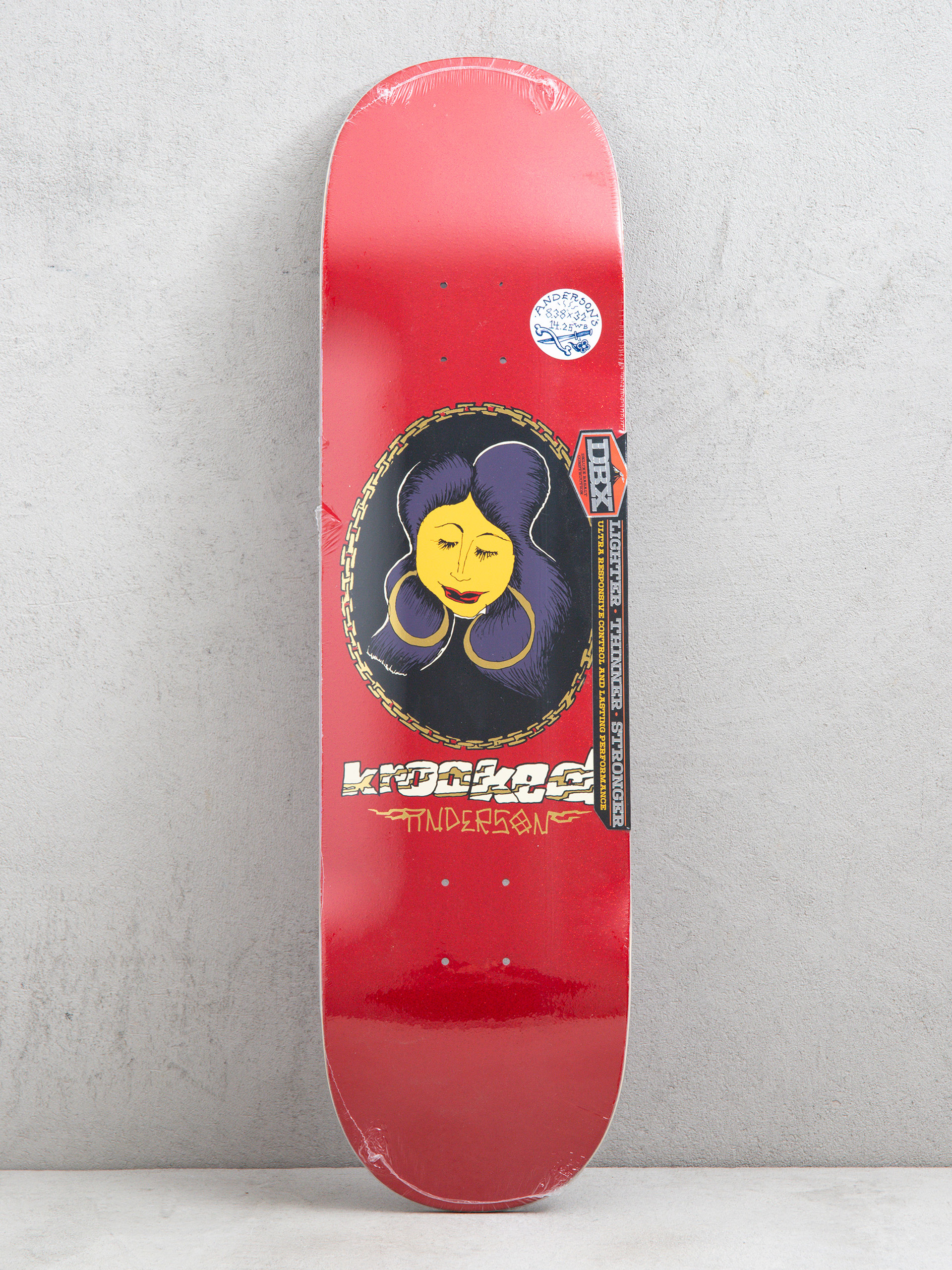 Deck Krooked Manderson Chain Frame (red)