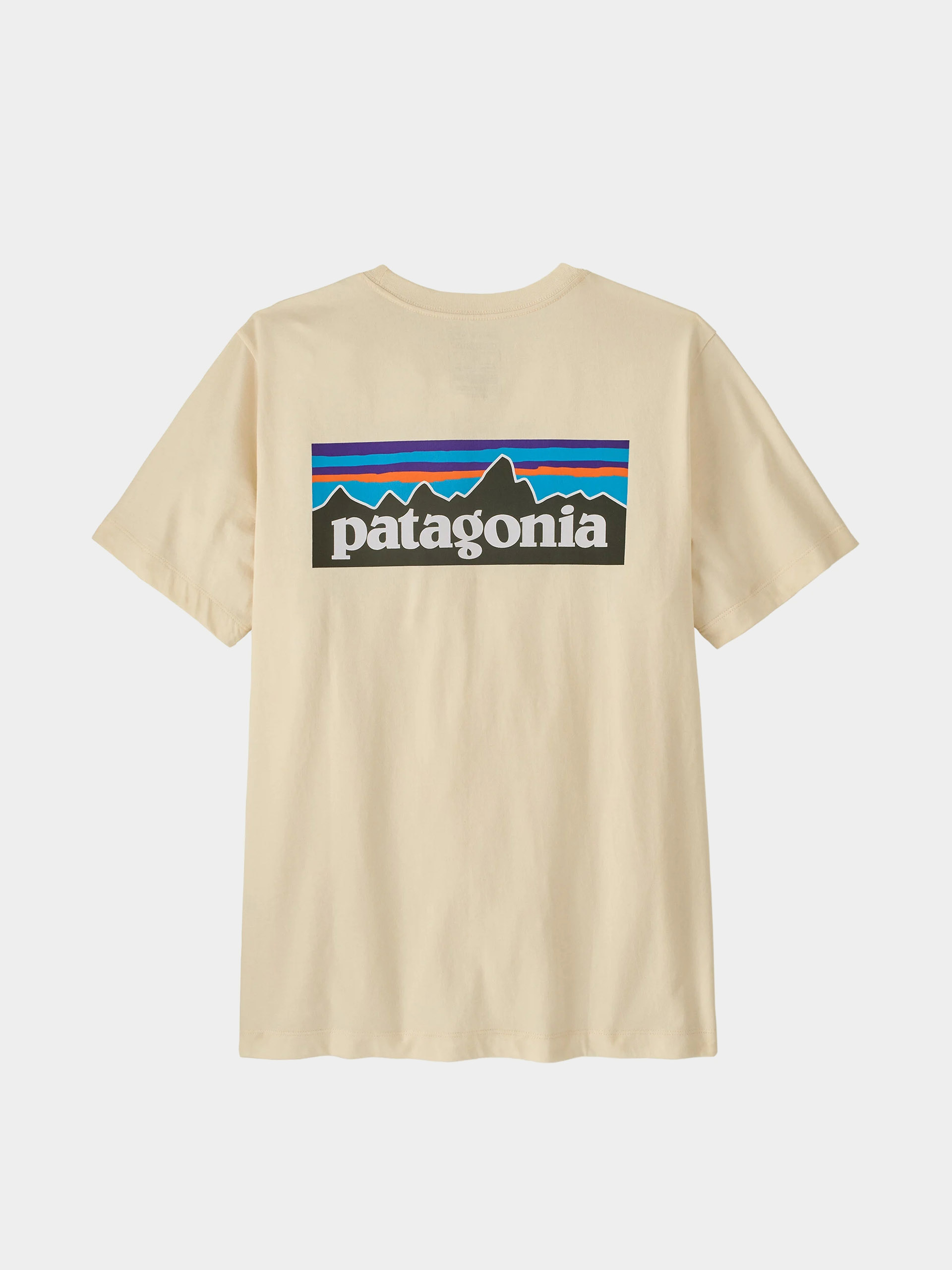 T-shirt Patagonia P 6 Logo (undyed natural)
