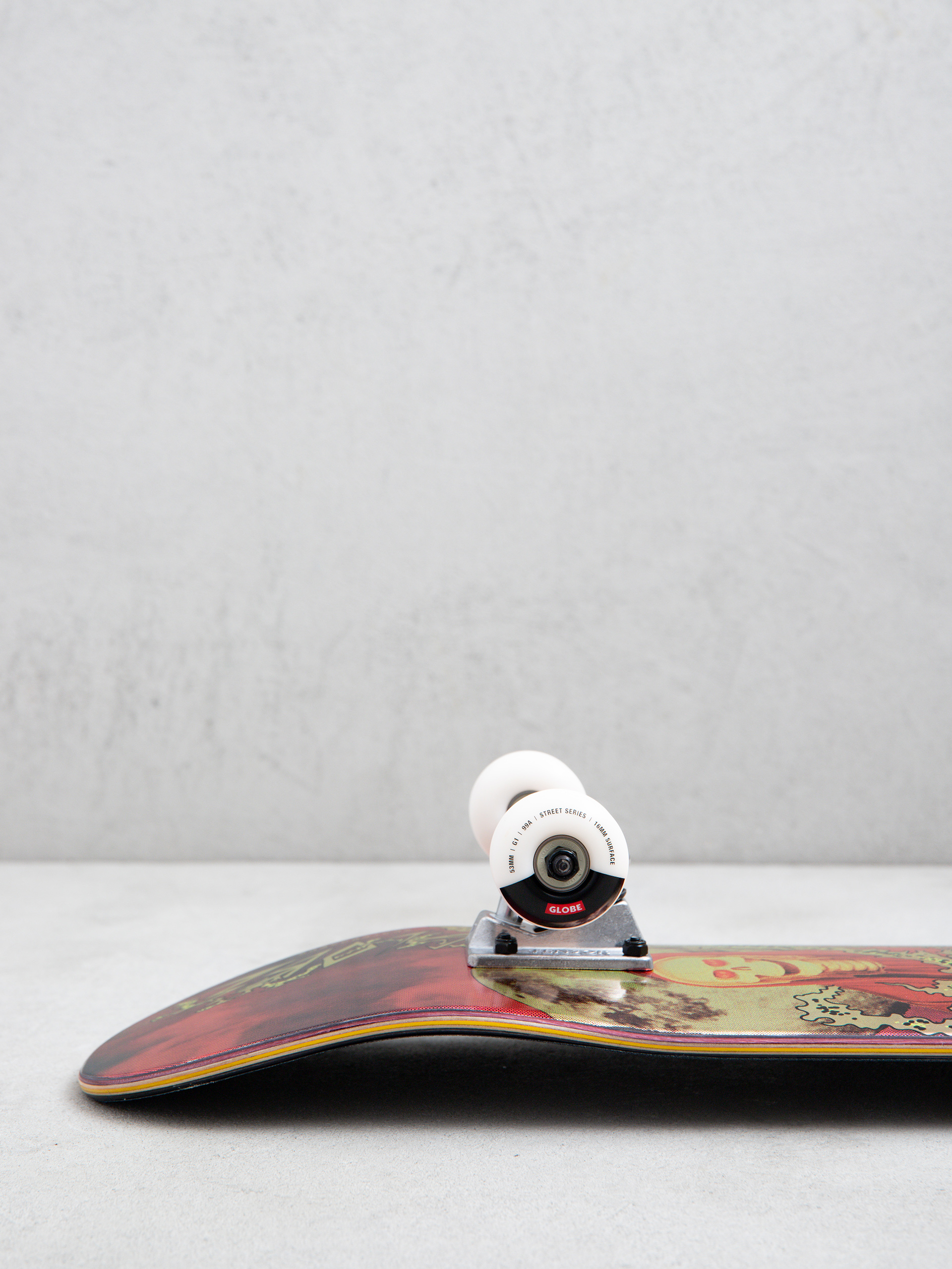 Deskorolka Globe G1 Downtown Doom (silver/red)