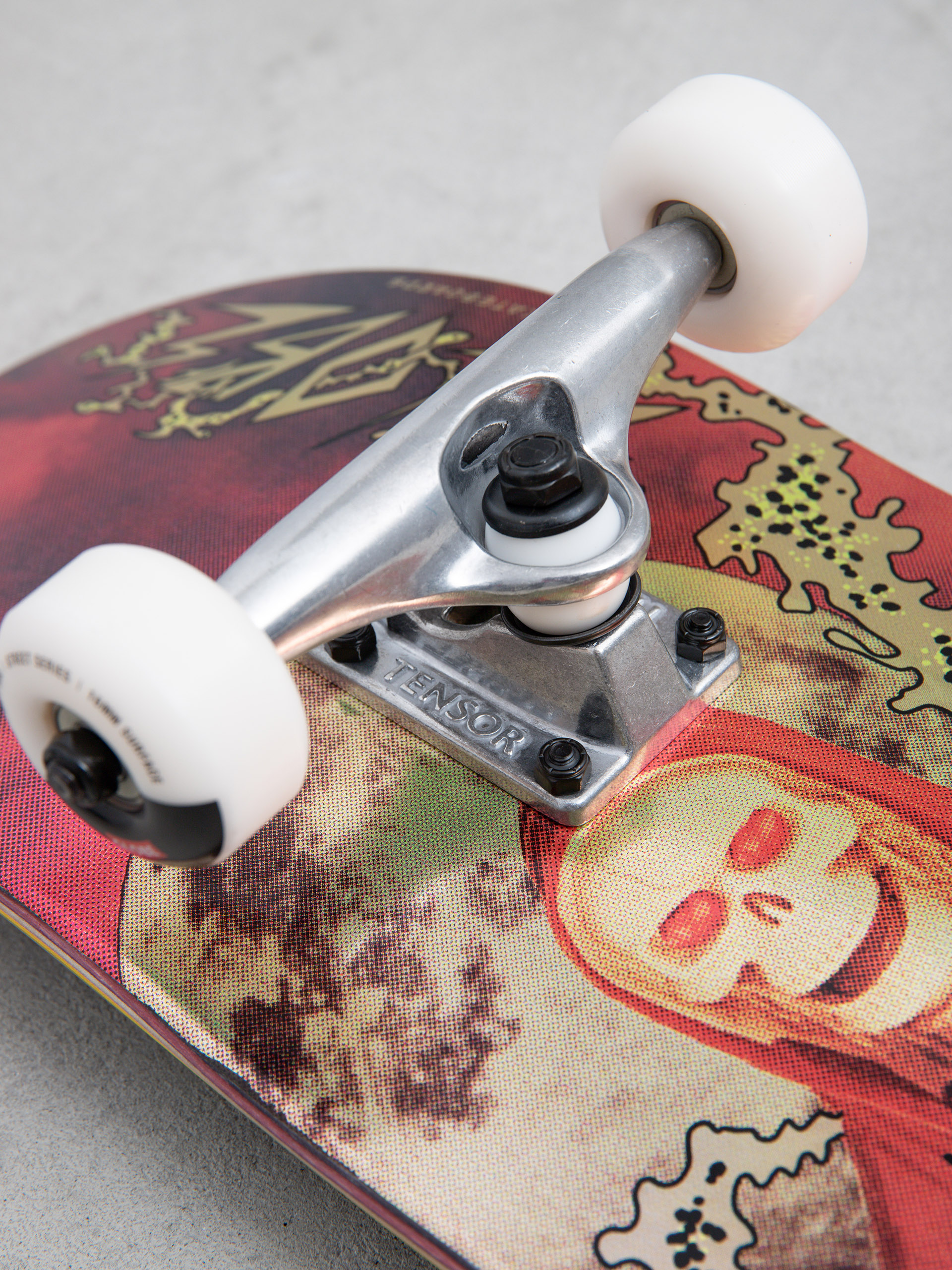 Deskorolka Globe G1 Downtown Doom (silver/red)