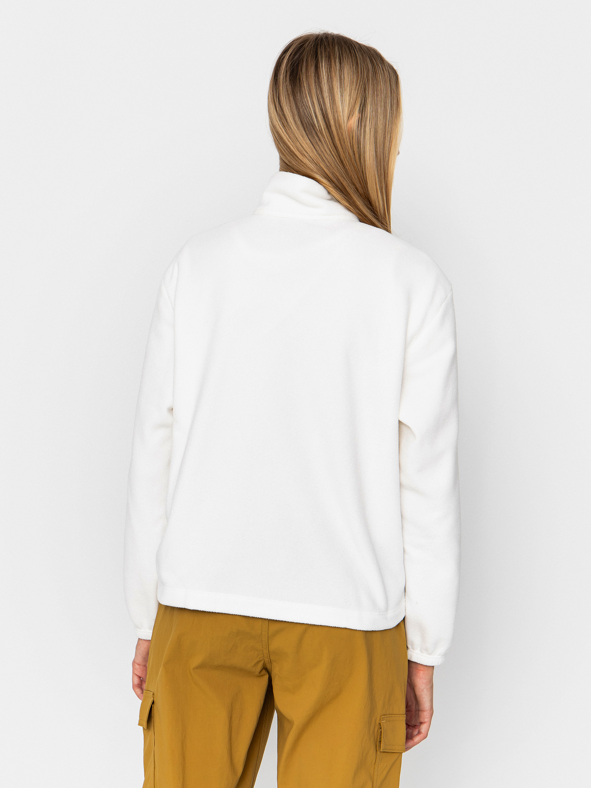 Damski Polar Patagonia Micro D 1/2 Zip (birch white)