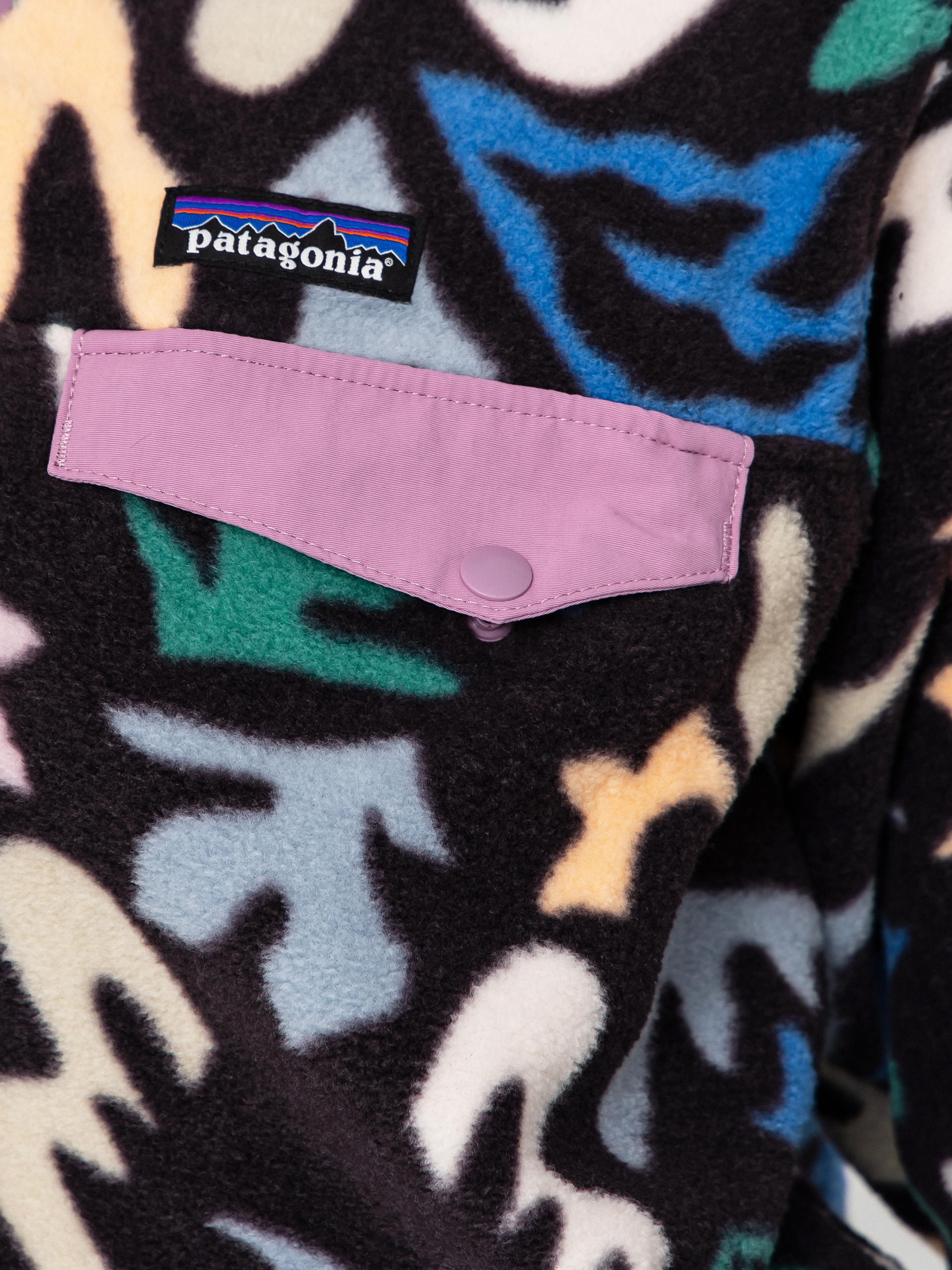 Damski Polar Patagonia Lightweight Synchilla Snap T (kaleido/black)