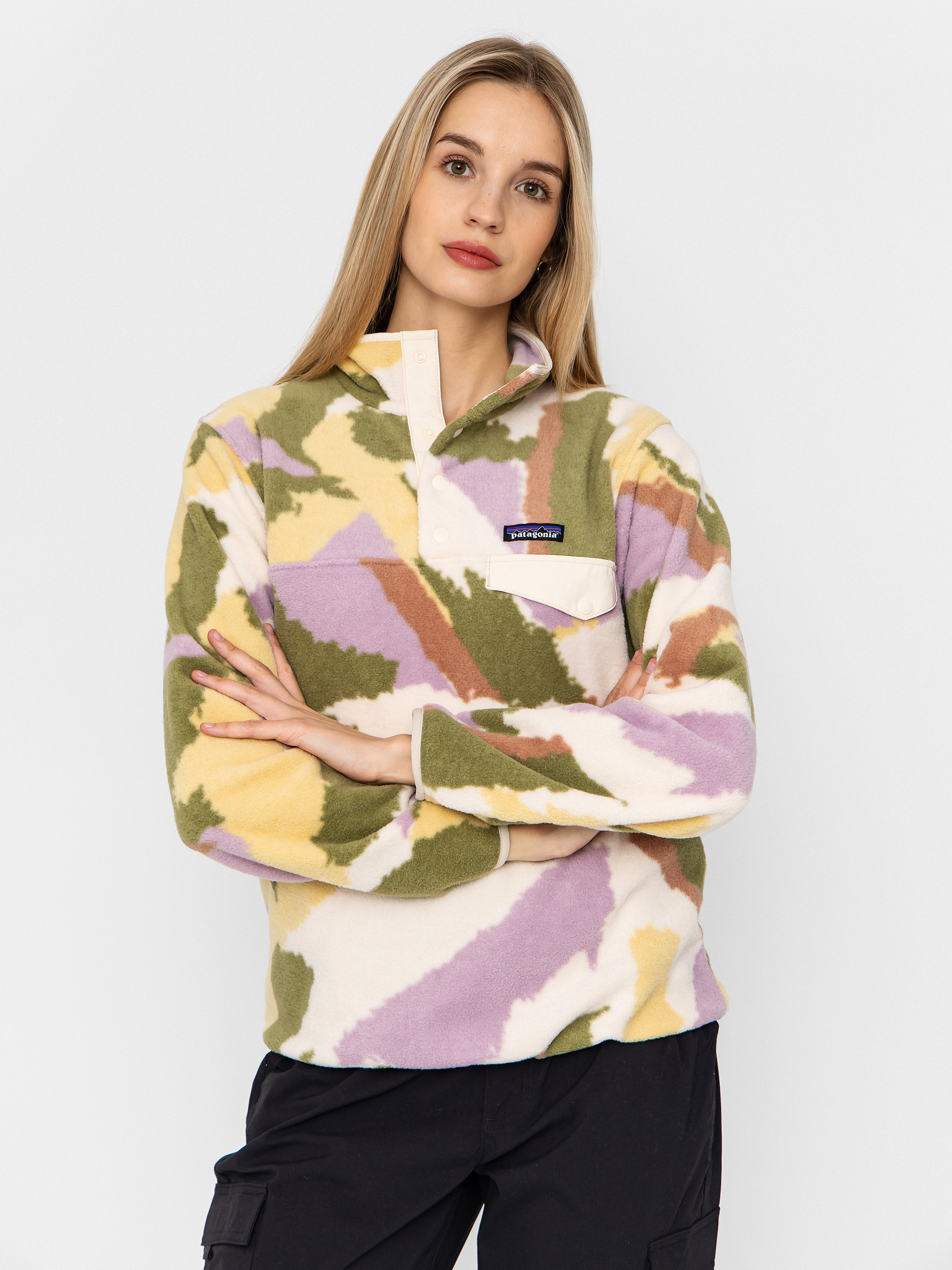 Polar Patagonia Lightweight Synchilla Snap T Wmn (sunshine/natural)