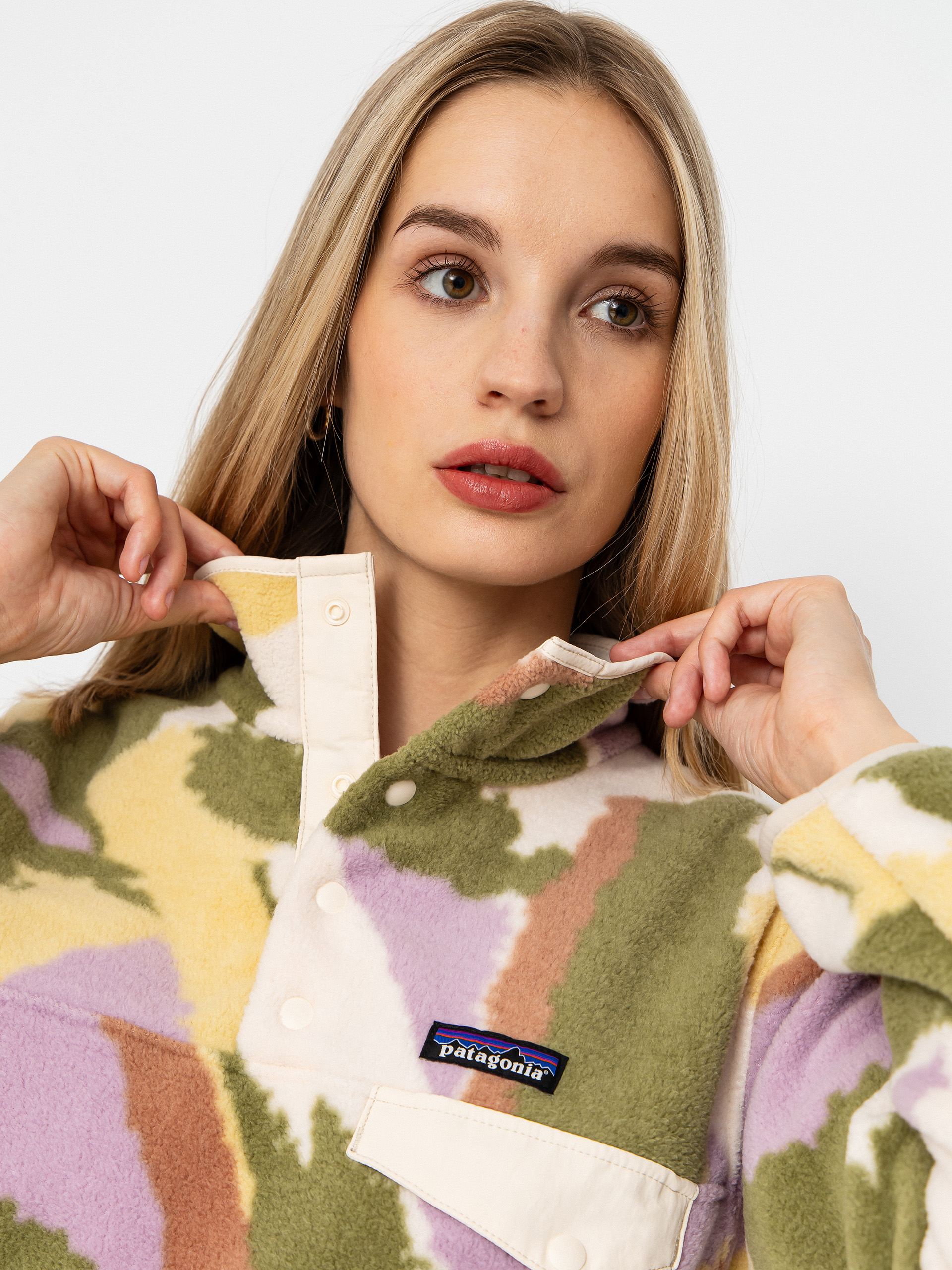 Damski Polar Patagonia Lightweight Synchilla Snap T (sunshine/natural)