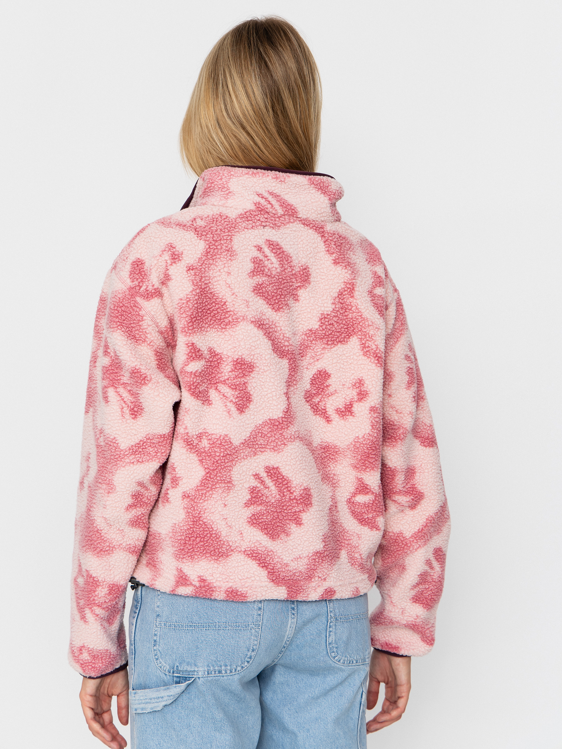 Damski Polar Columbia Helvetia II Printed Cropped Half Snap (rosette/sprayflower)
