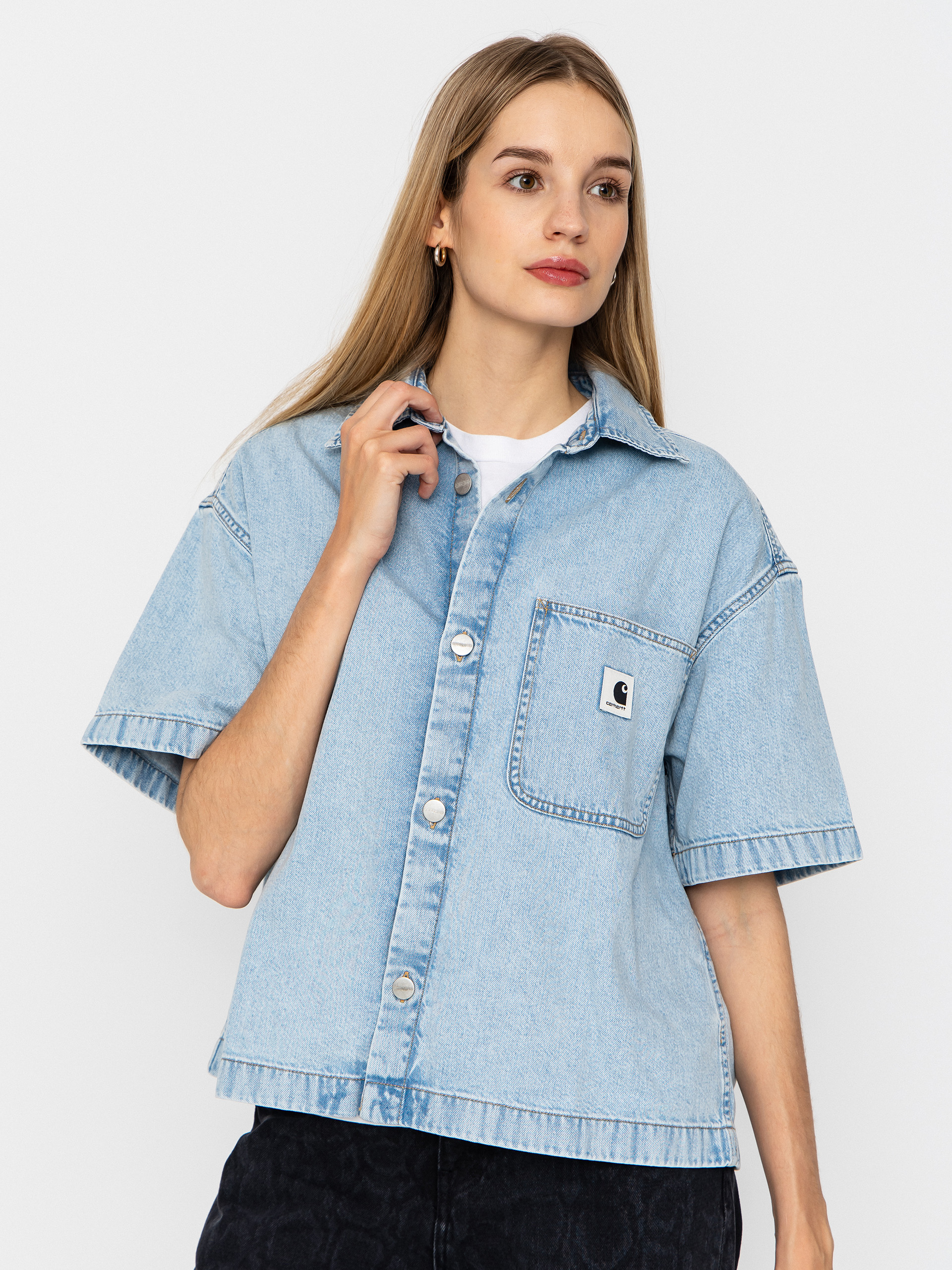 Koszula Carhartt WIP Lovilia Wmn (blue)