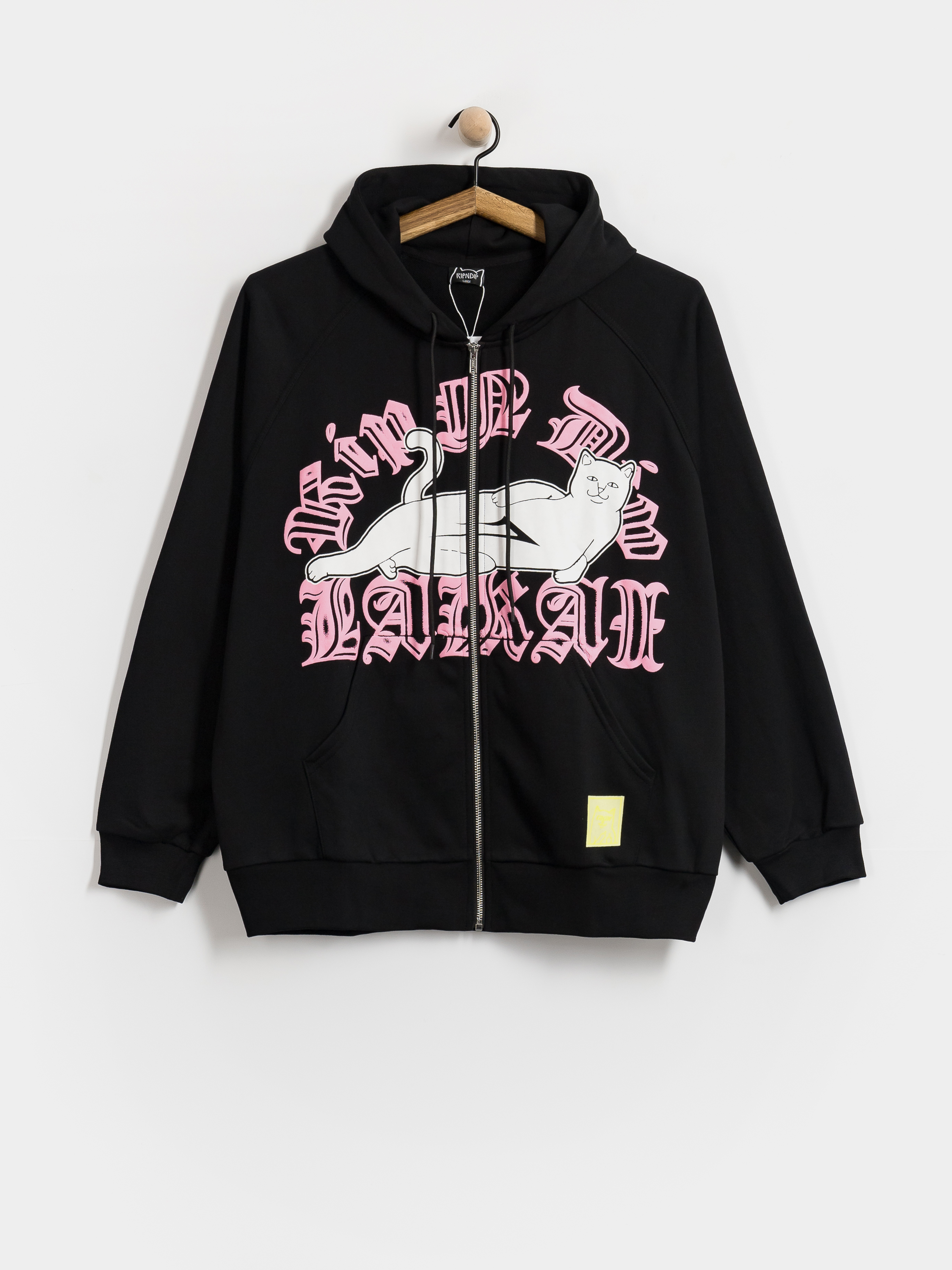 Bluza z kapturem Lakai X Rip'N'Dip Black Flame ZHD