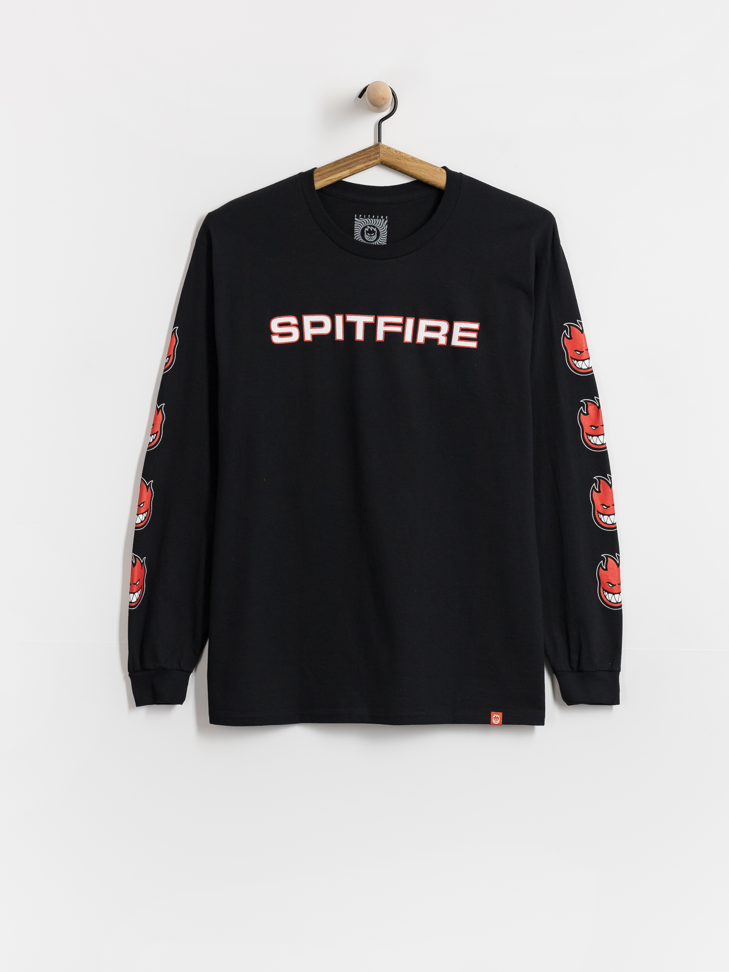 Longsleeve Spitfire Classic 87 Bighead Fill Sleeve (black w/red white black prints)