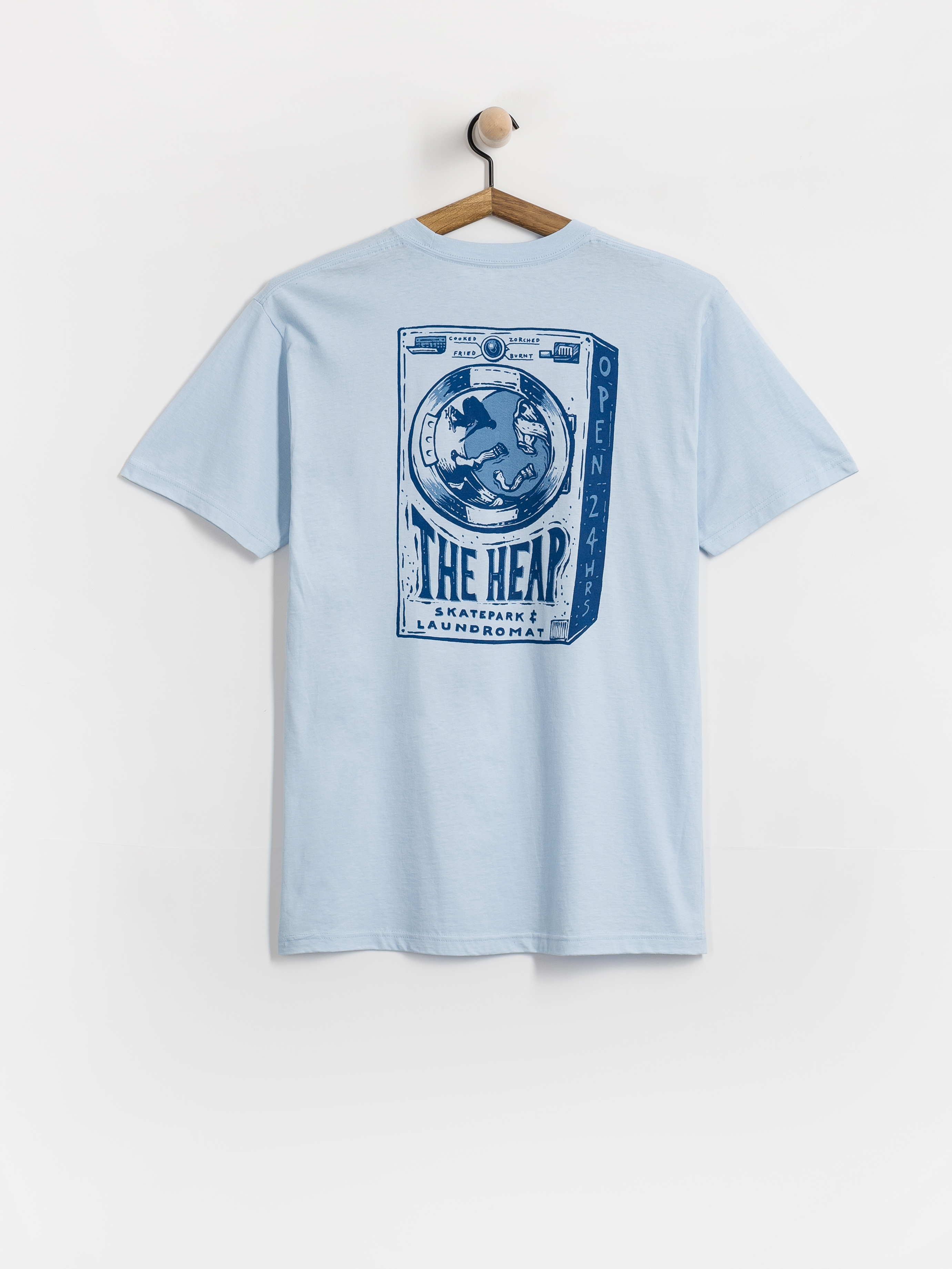 T-shirt Antihero The Heap (powder blue w/dk blue prints)
