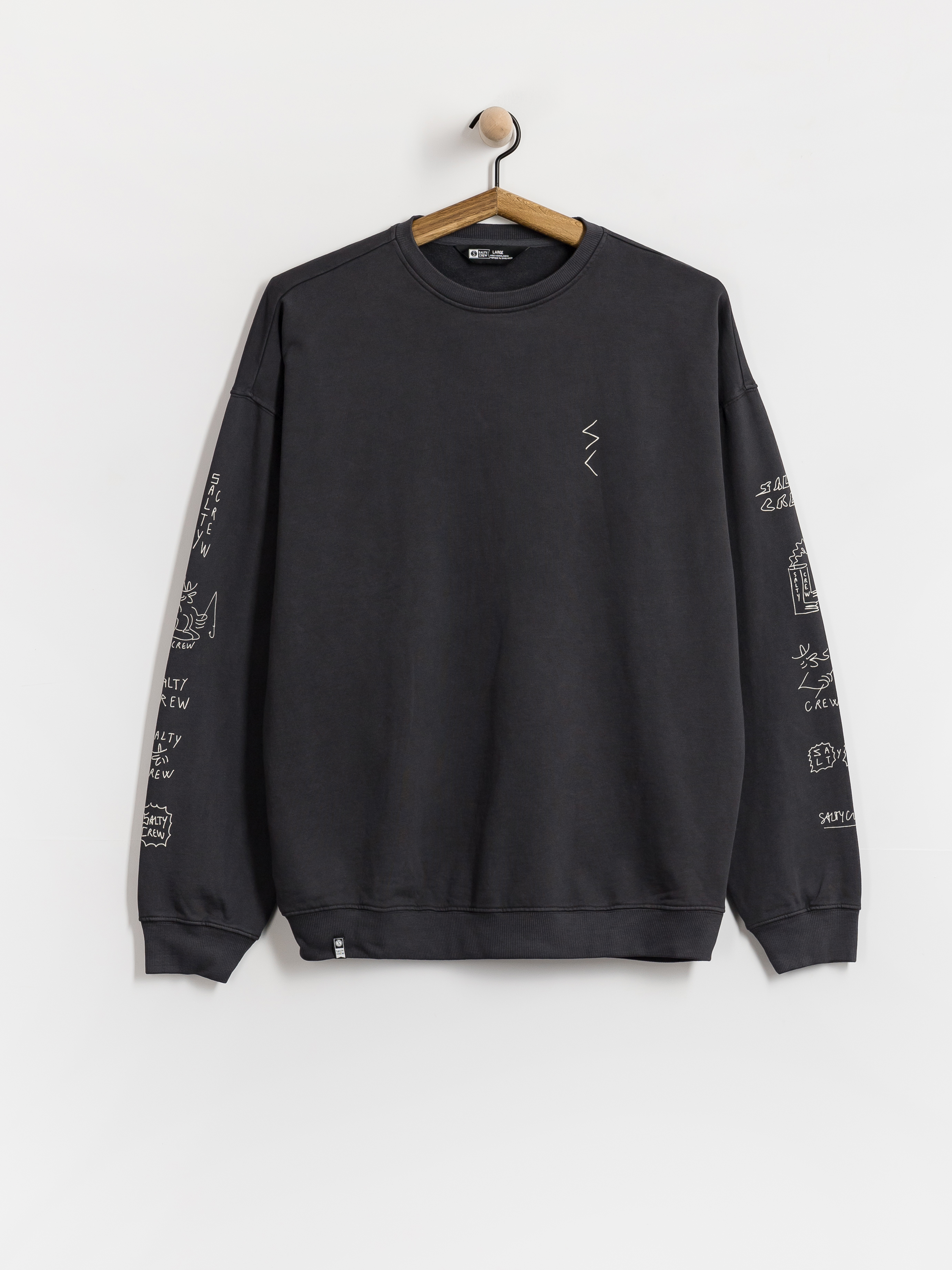 Bluza Salty Crew Reel Lb Crewneck (pirate black)
