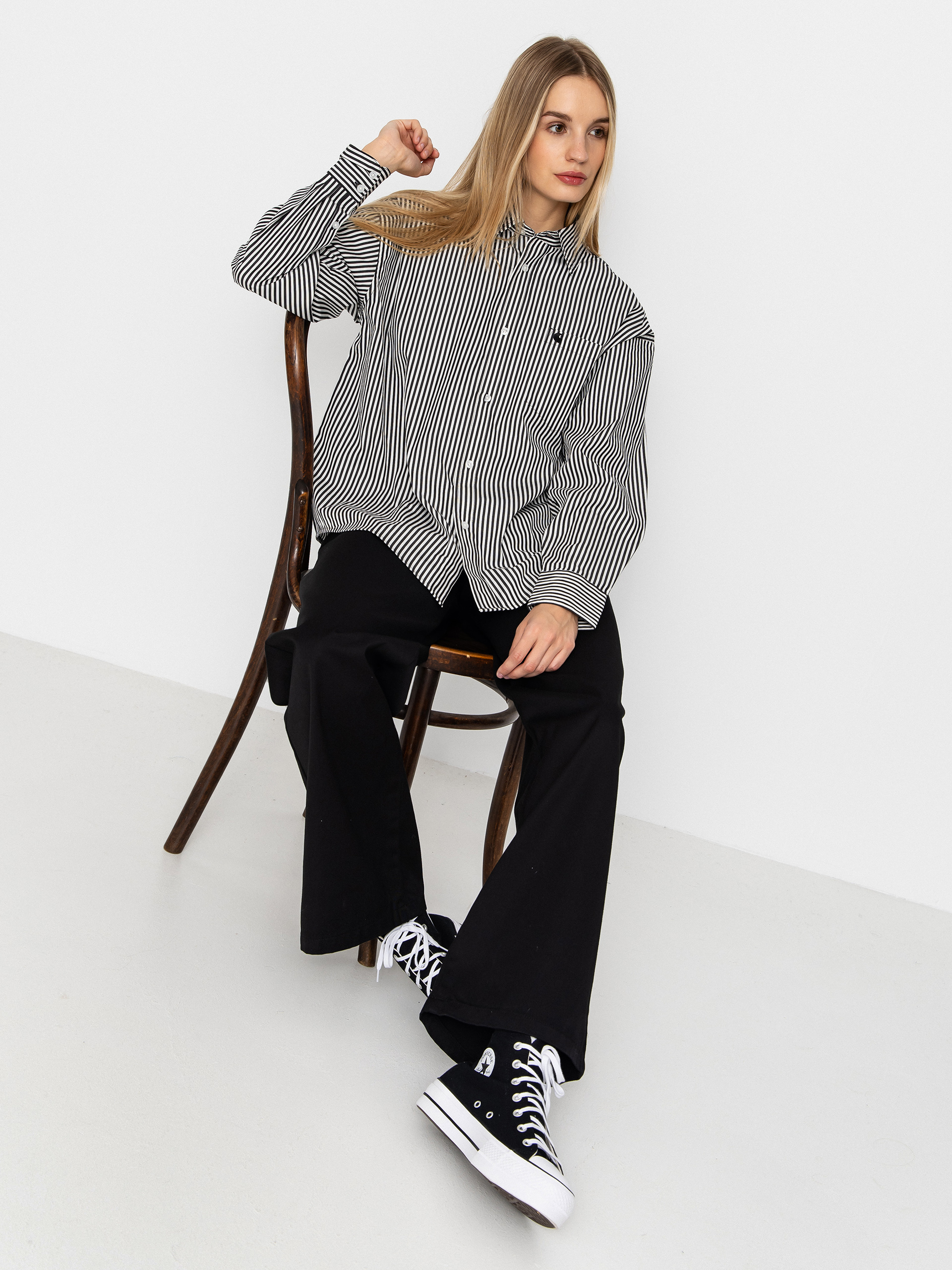 Koszula Carhartt WIP Daldry Wmn (daldry stripe/black/wax)