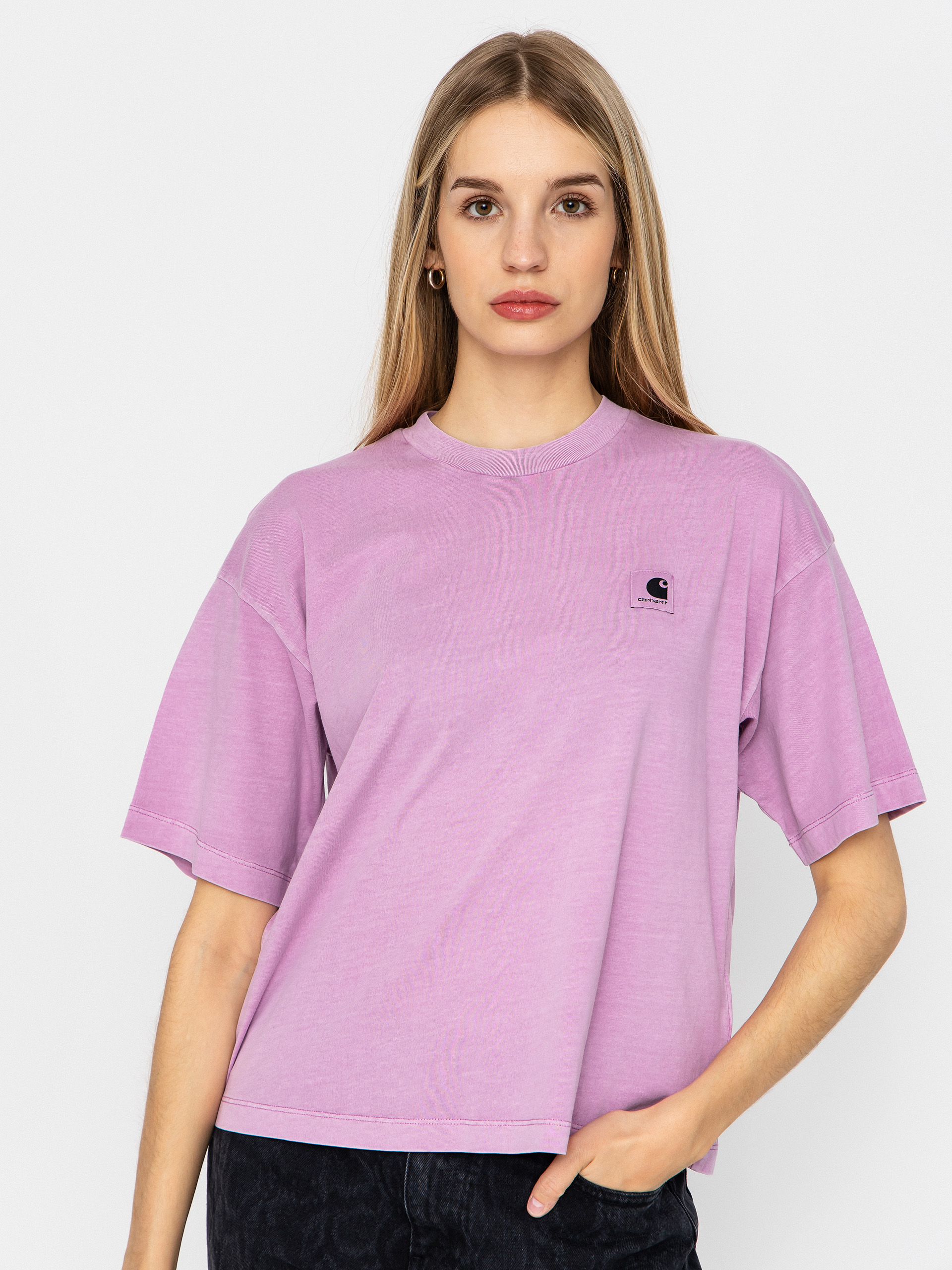 T-shirt Carhartt WIP Nelson Wmn (gentle purple)