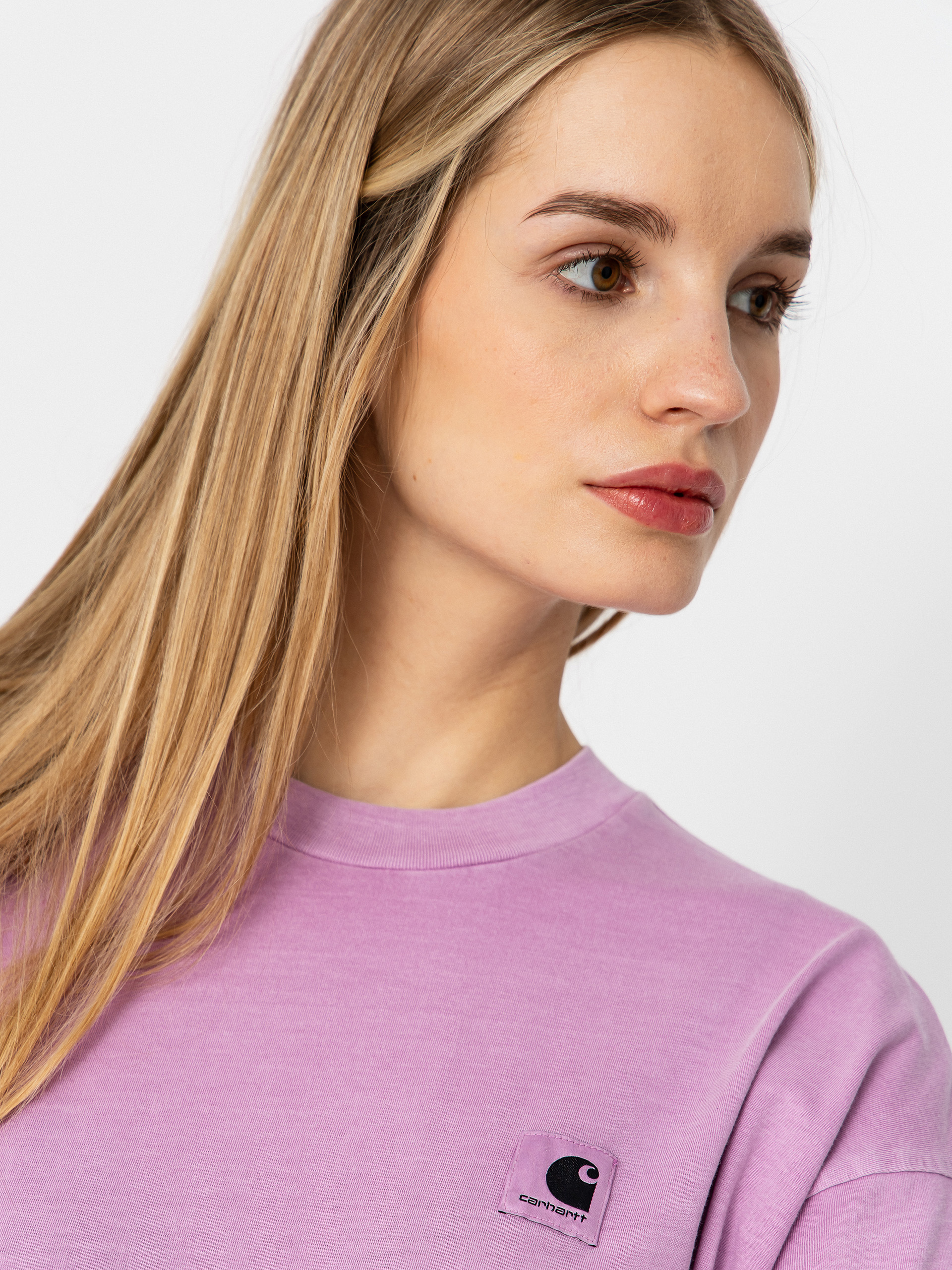T-shirt Carhartt WIP Nelson Wmn (gentle purple)