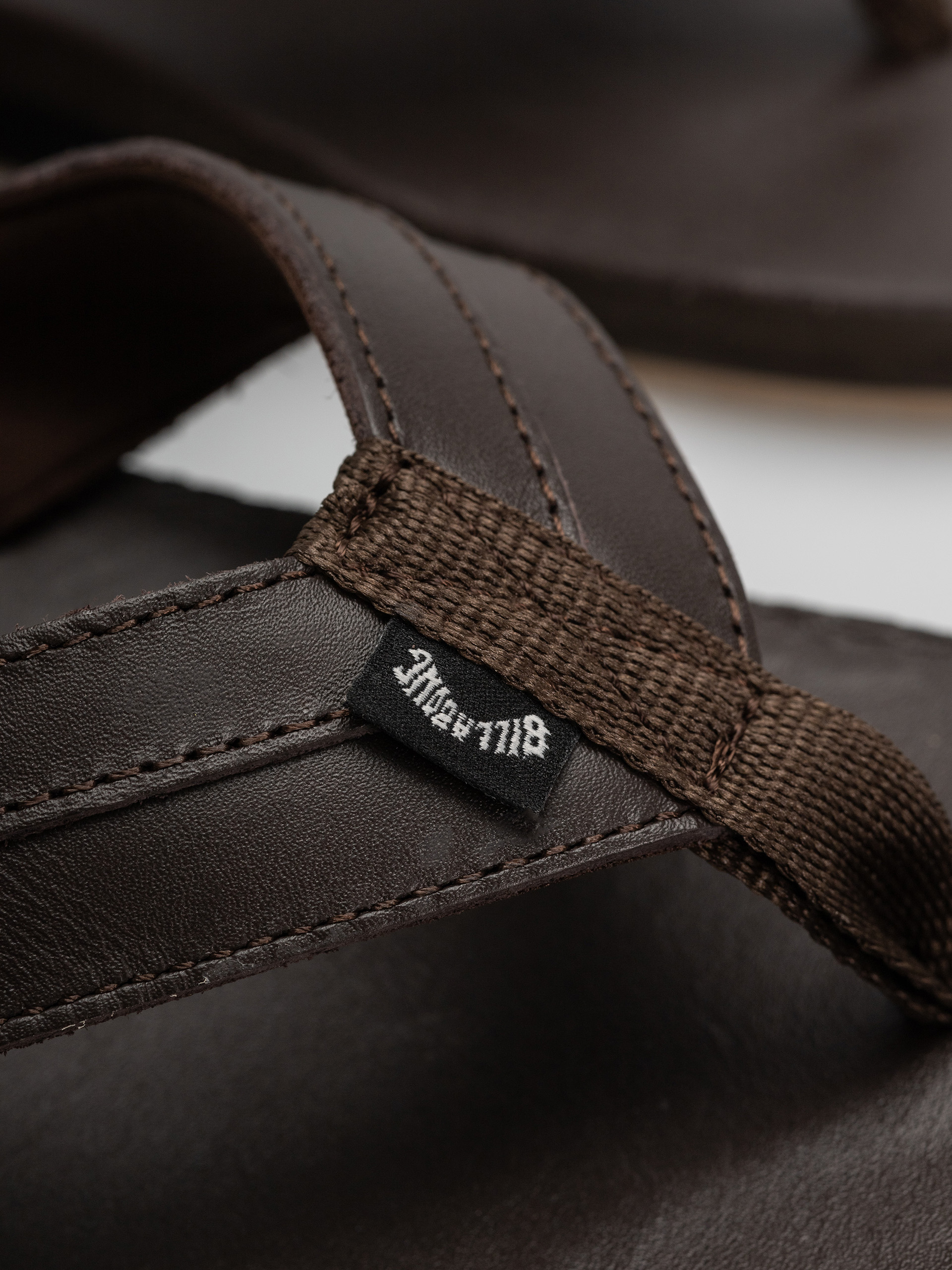 Japonki Billabong Mojave Leather (dark brown)