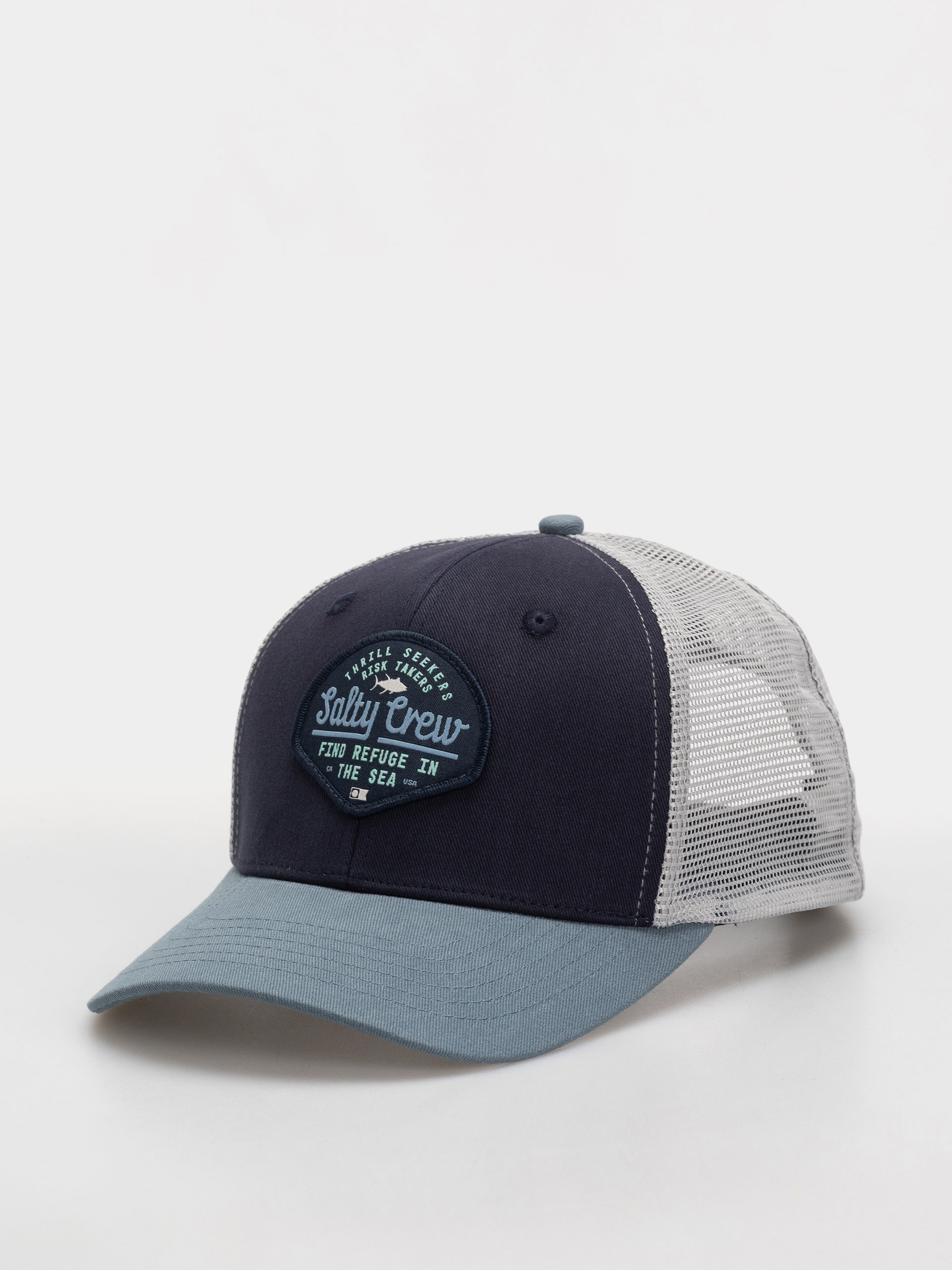 Czapka z daszkiem Salty Crew Border Trucker (navy/slate)