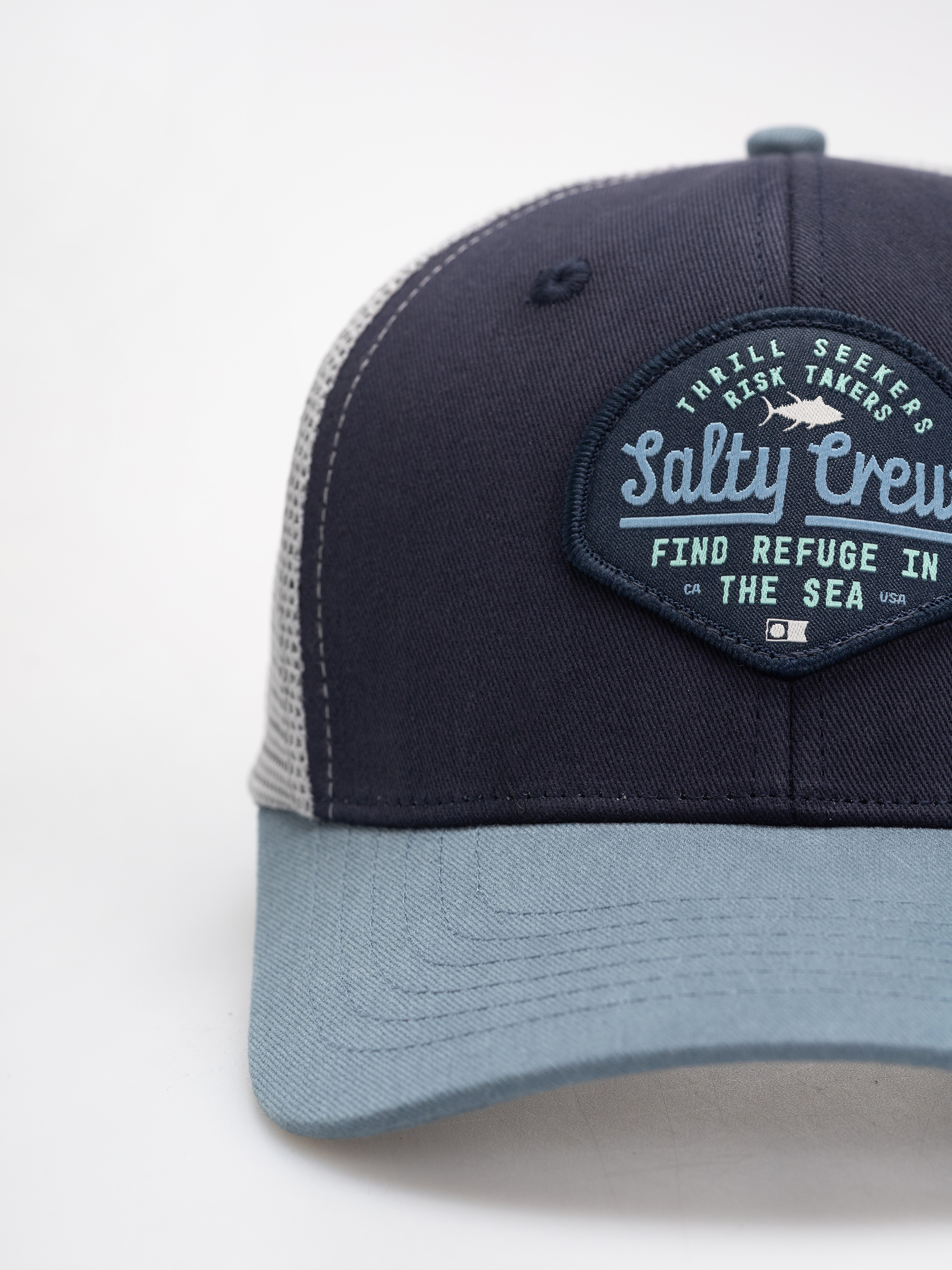 Czapka z daszkiem Salty Crew Border Trucker (navy/slate)
