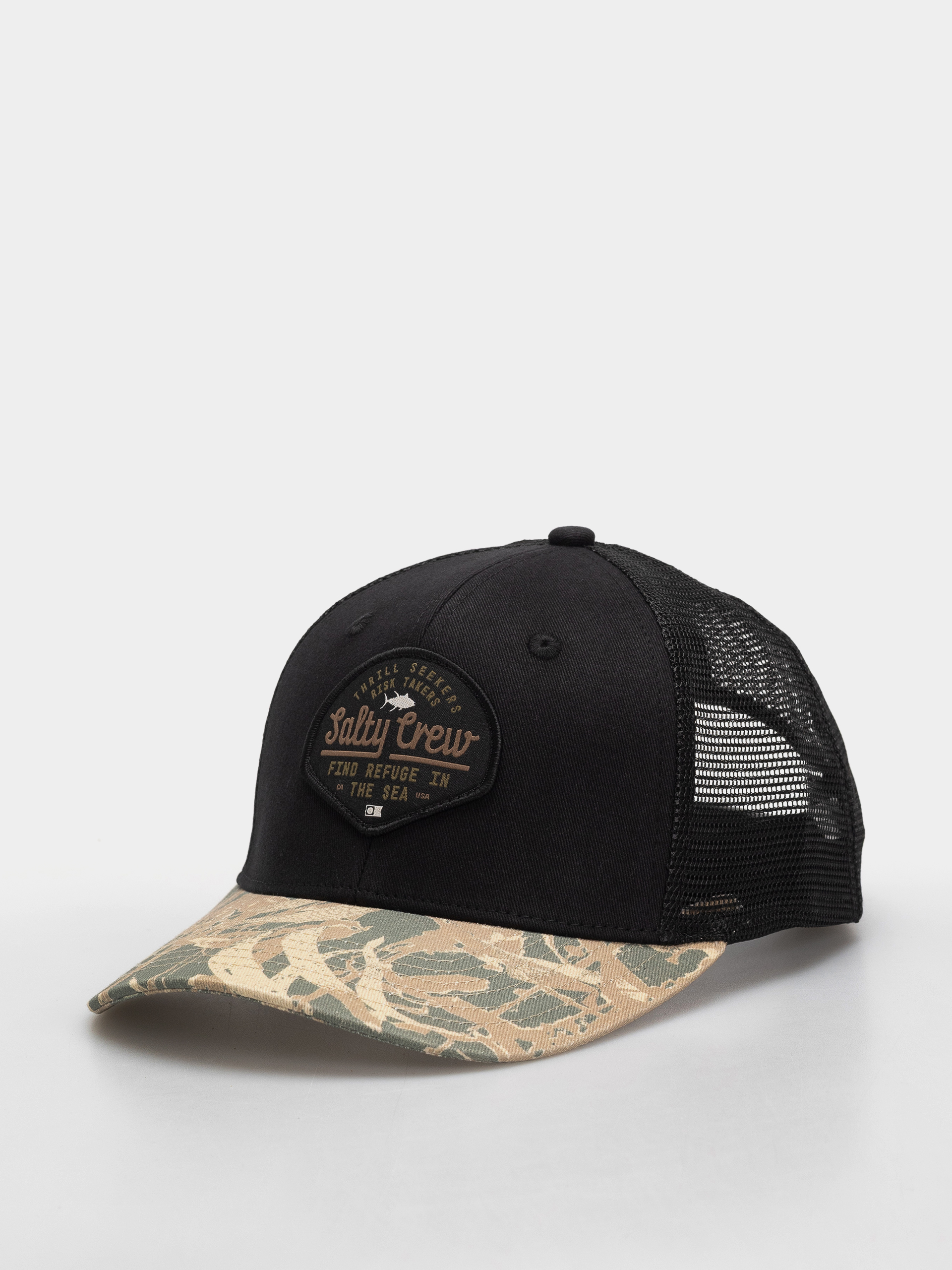 Czapka z daszkiem Salty Crew Border Trucker (black camo)