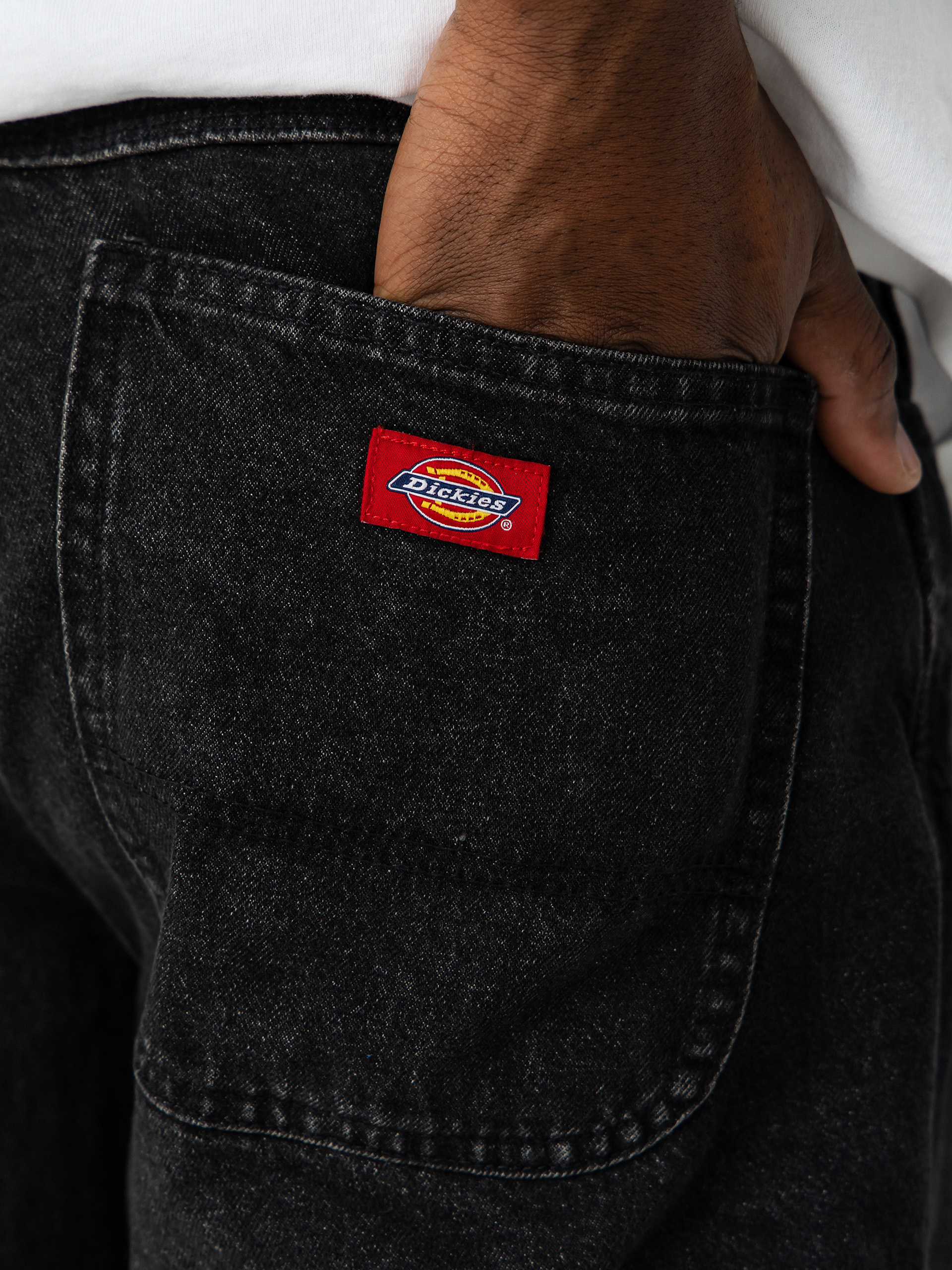 Spodnie Dickies 958 Baggy Tapered Work (black wash faded)
