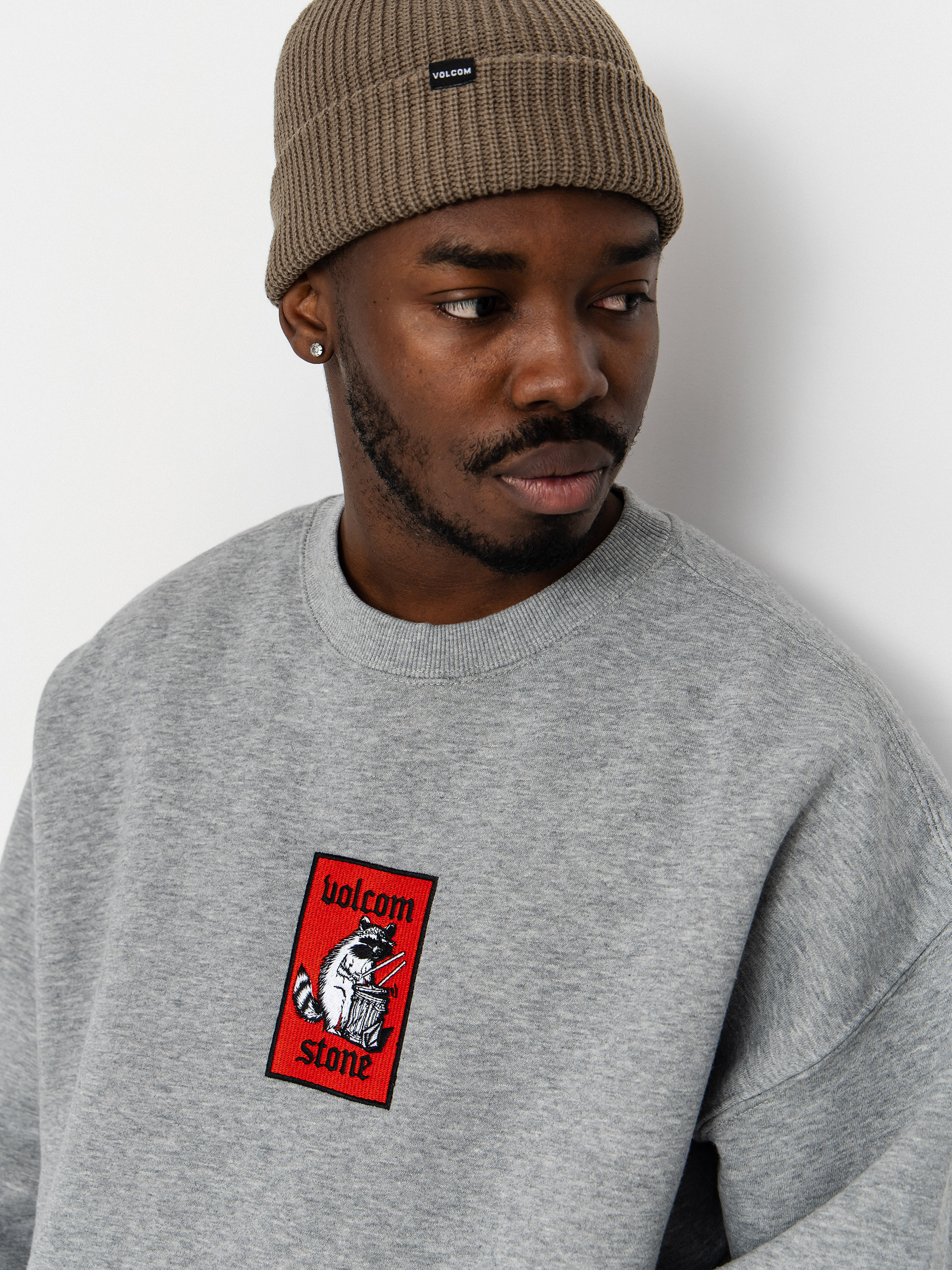 Bluza Volcom Rockout Crew (heather grey)