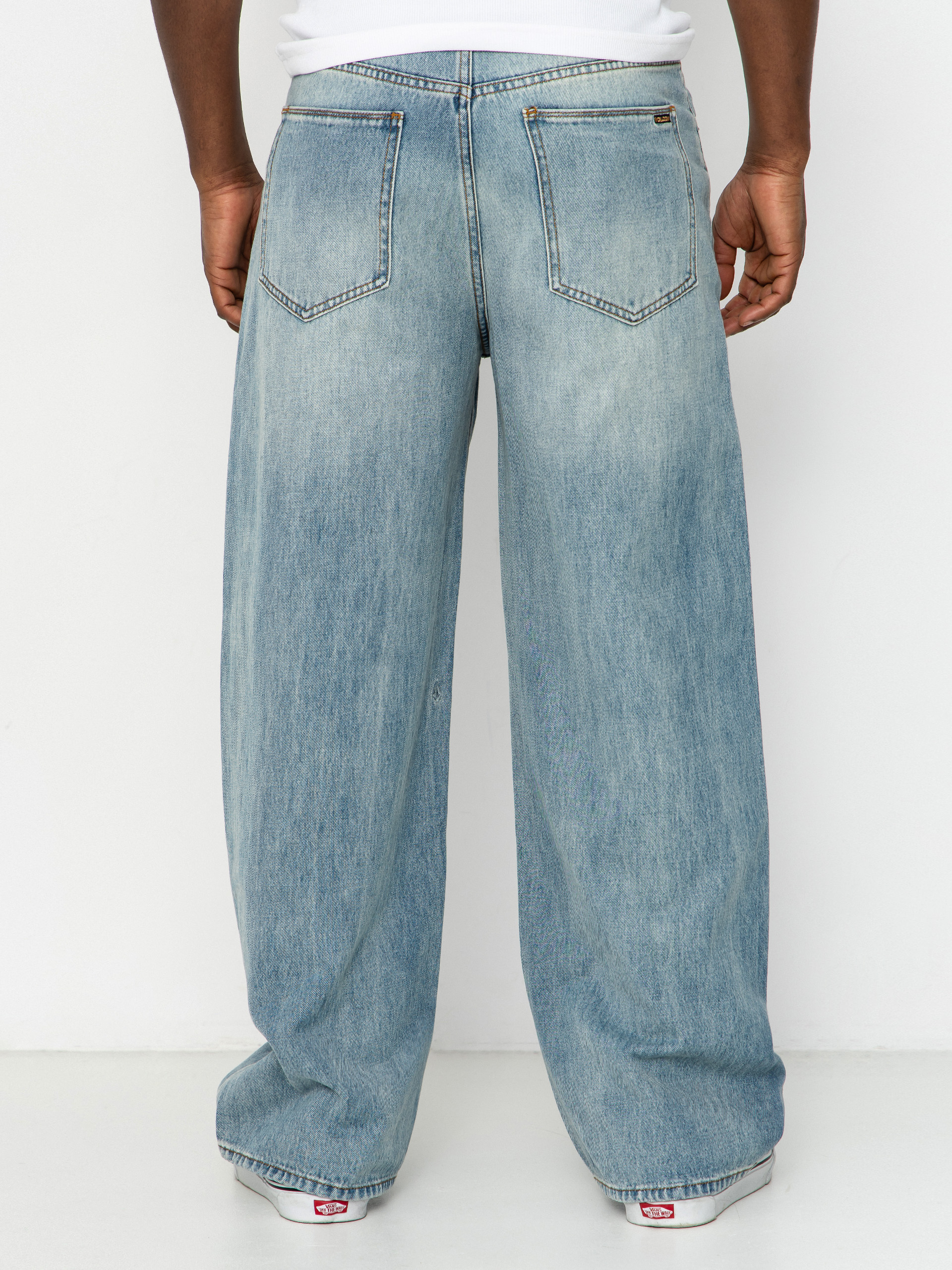 Spodnie Volcom Beeggys Wmn (dusty blue wash)