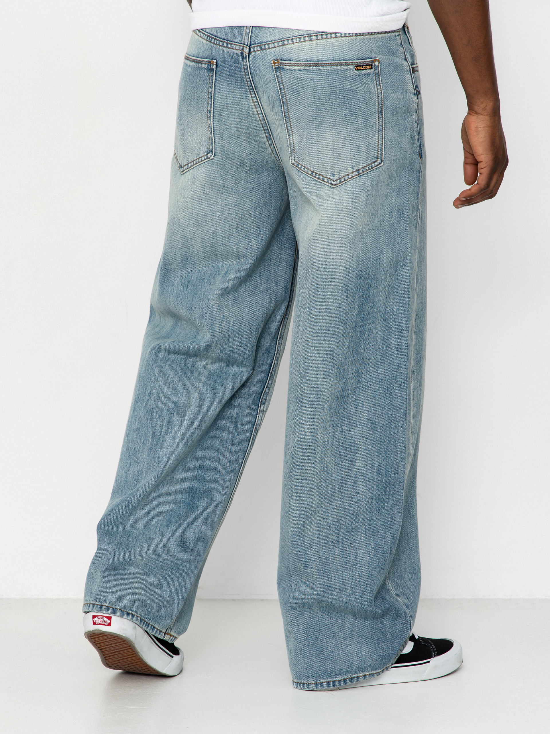 Spodnie Volcom Beeggys Wmn (dusty blue wash)