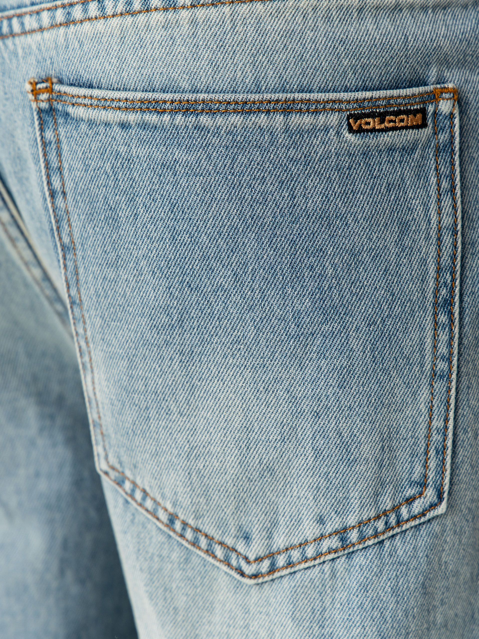Spodnie Volcom Beeggys Wmn (dusty blue wash)