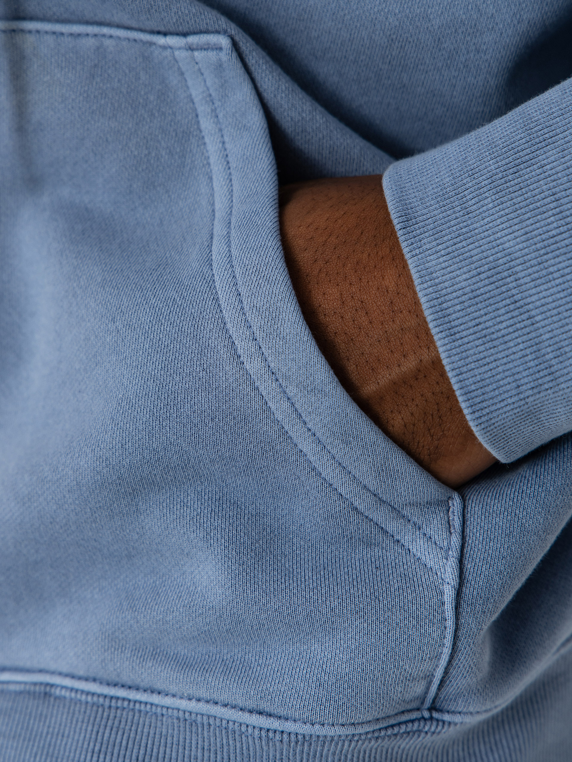 Bluza z kapturem Carhartt WIP Nelson ZHD (gentle blue)