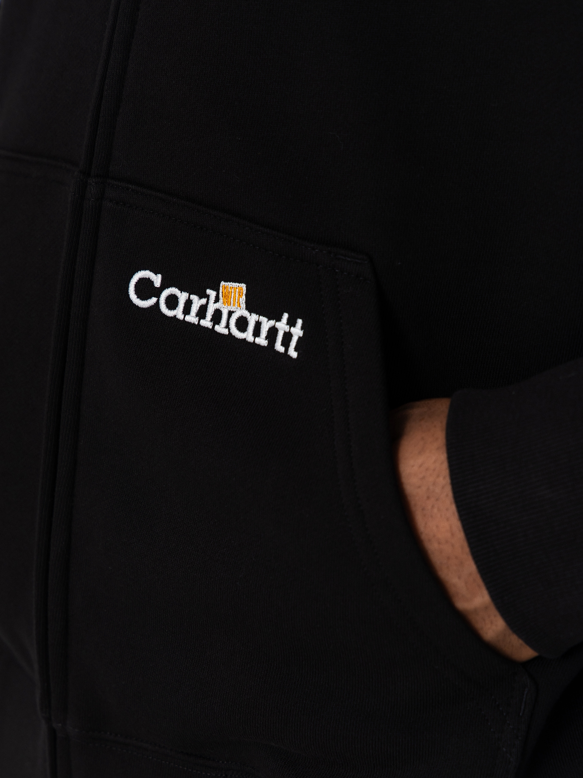 Bluza z kapturem Carhartt WIP WIP Label ZHD (black)