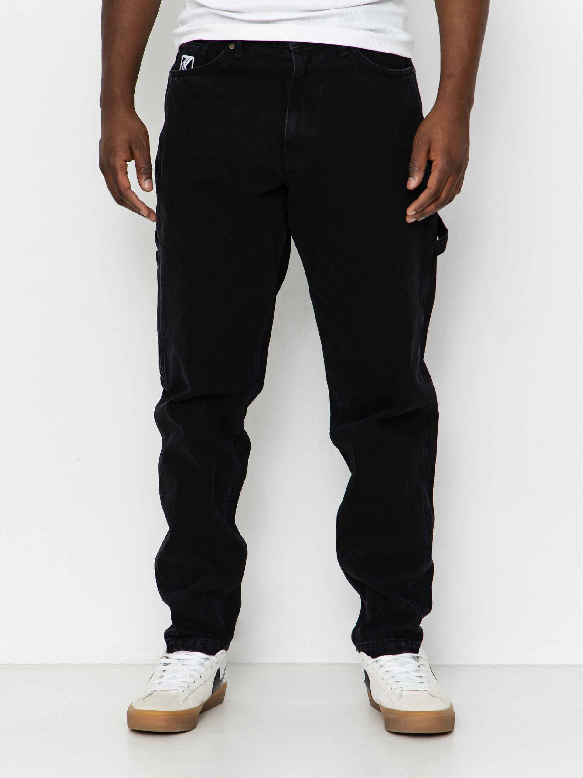 Spodnie Karl Kani Retro Tapered Workwear Denim (vintage black)