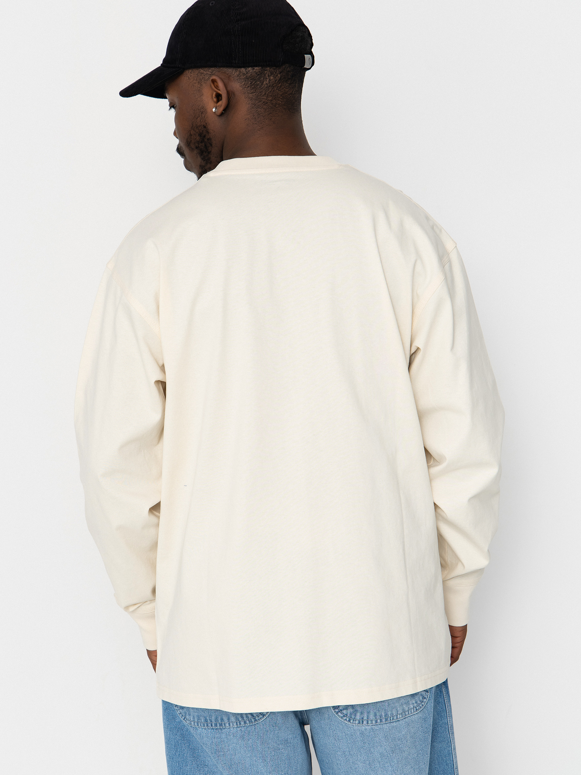 Longsleeve Carhartt WIP American Script (natural)